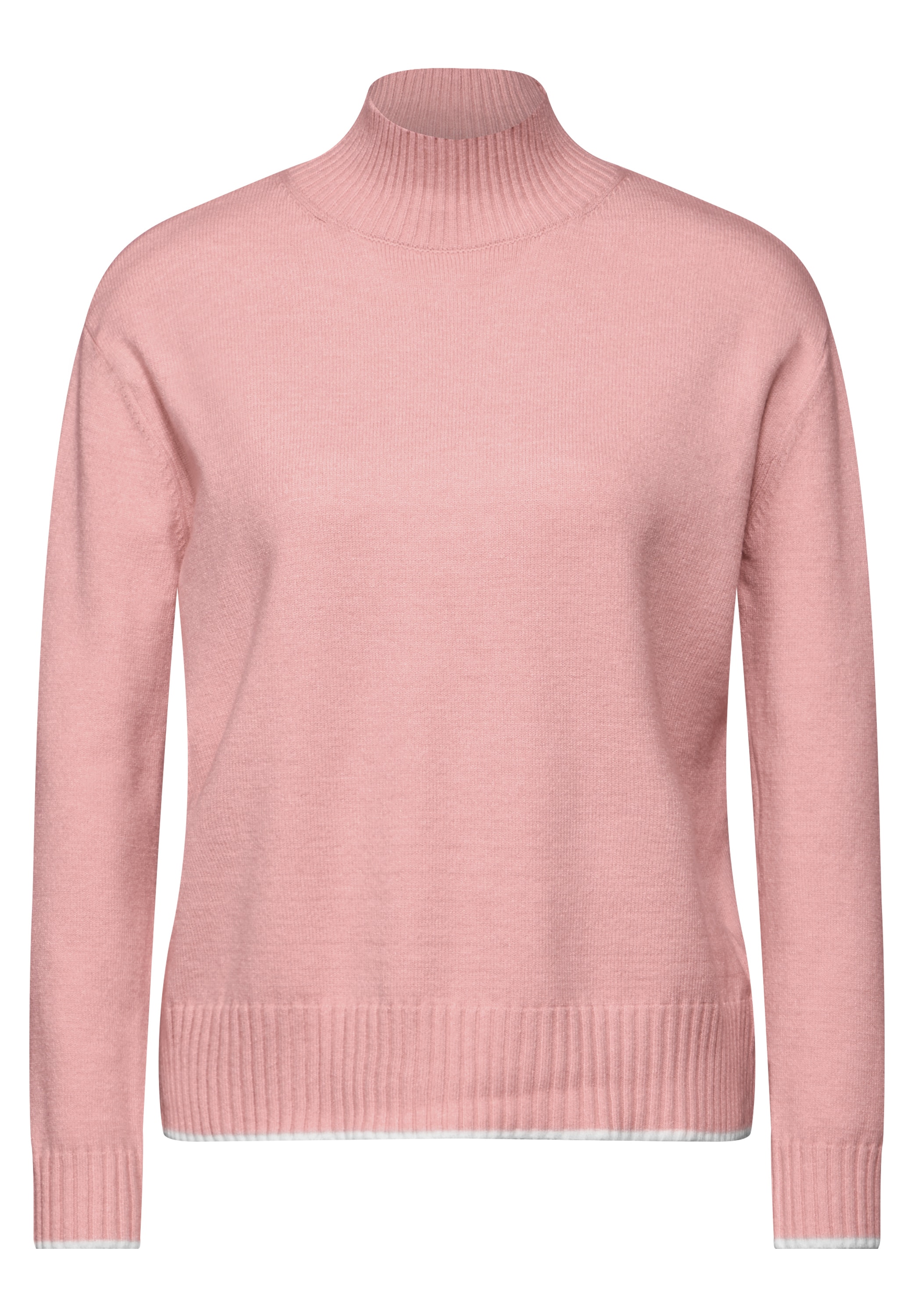 STREET ONE Strickpullover, mit Stehkragen