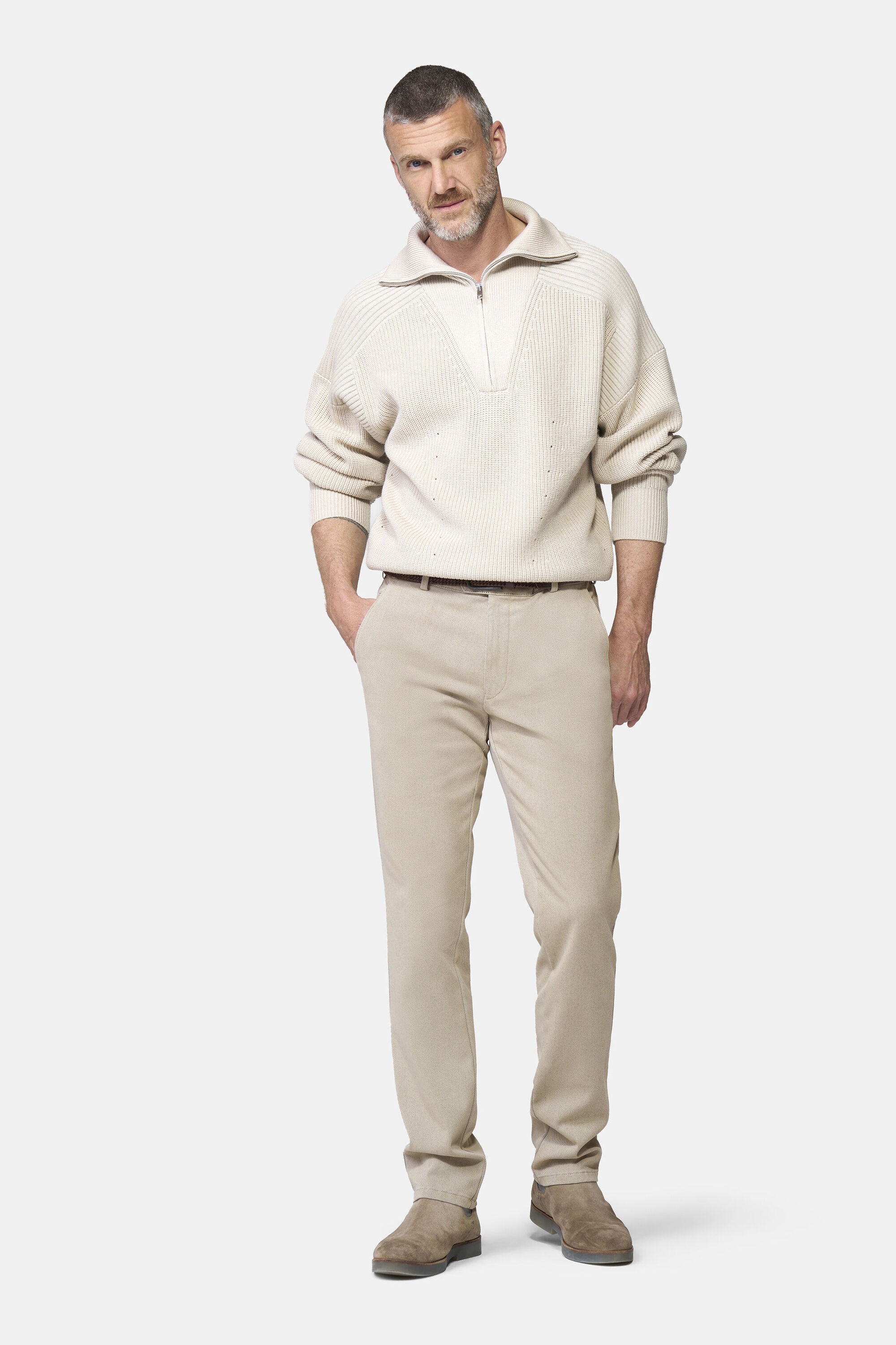 MEYER Chinos »Bonn 2-3615«  Thermohose, mit Hemdenstopper