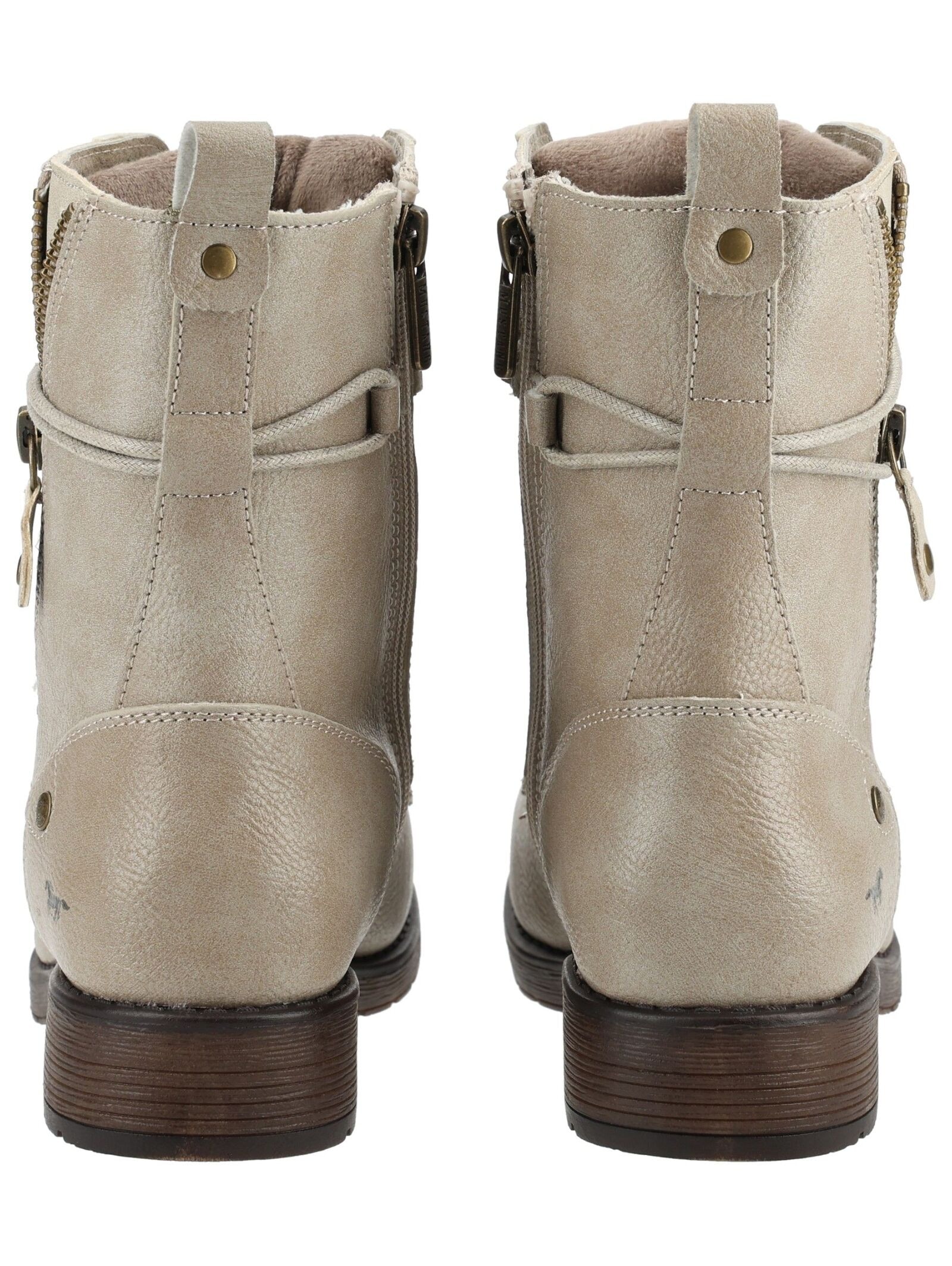Mustang Shoes Schnürstiefelette »Mustang Shoes Stiefelette Lederimitat«