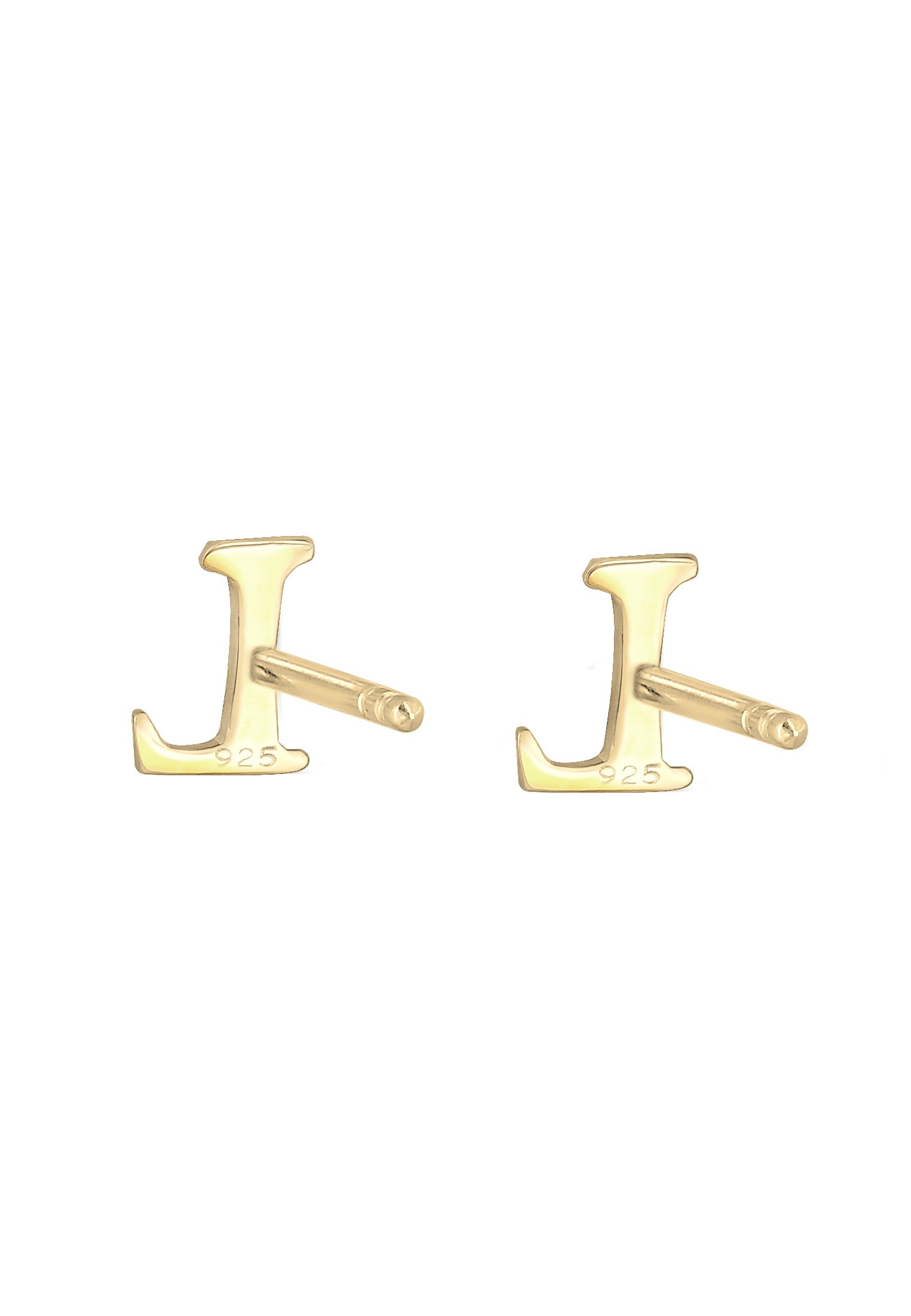 Elli Paar Ohrstecker »Ohrstecker Buchstabe L Initialen 925 Sterling Silber«