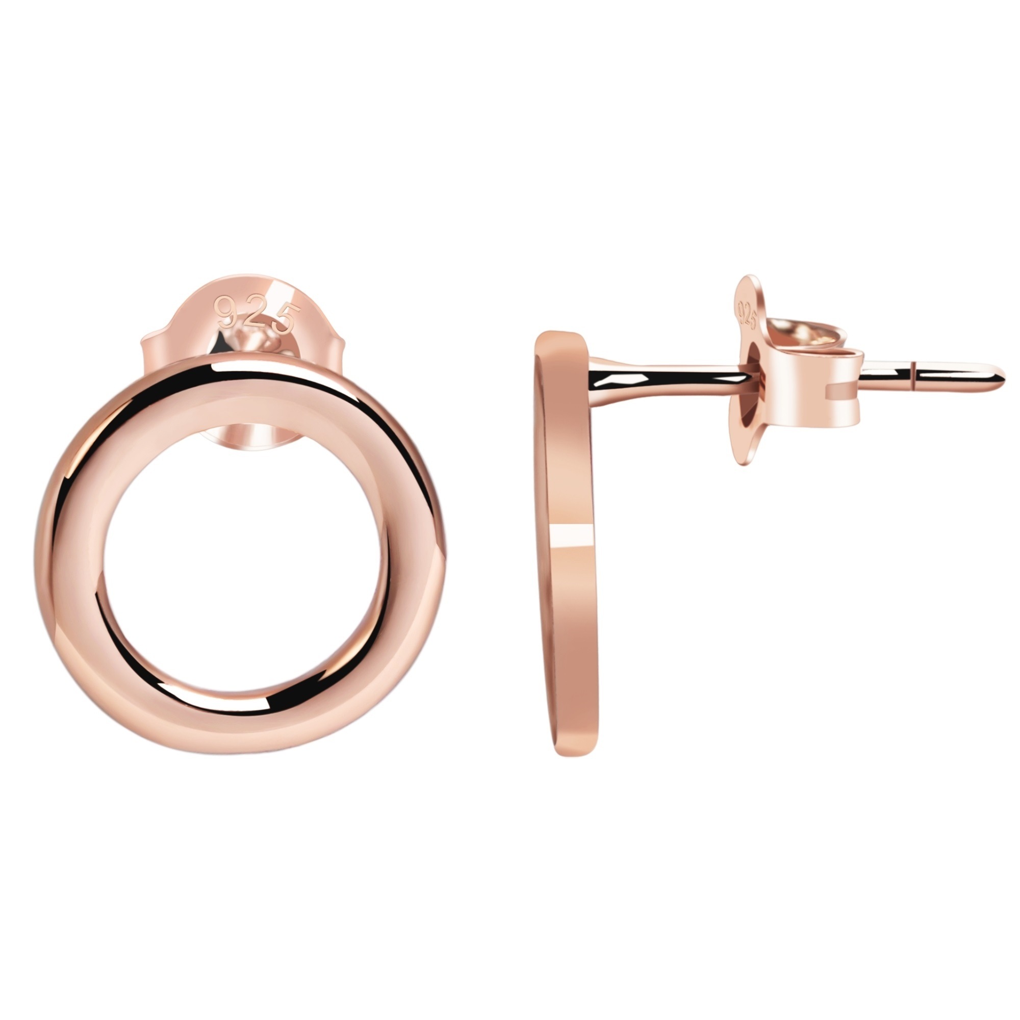 Adelia´s Paar Ohrhänger »Neuheit 2025 - Damen Ohrstecker aus 925 Sterling Silber Ø 11 mm«