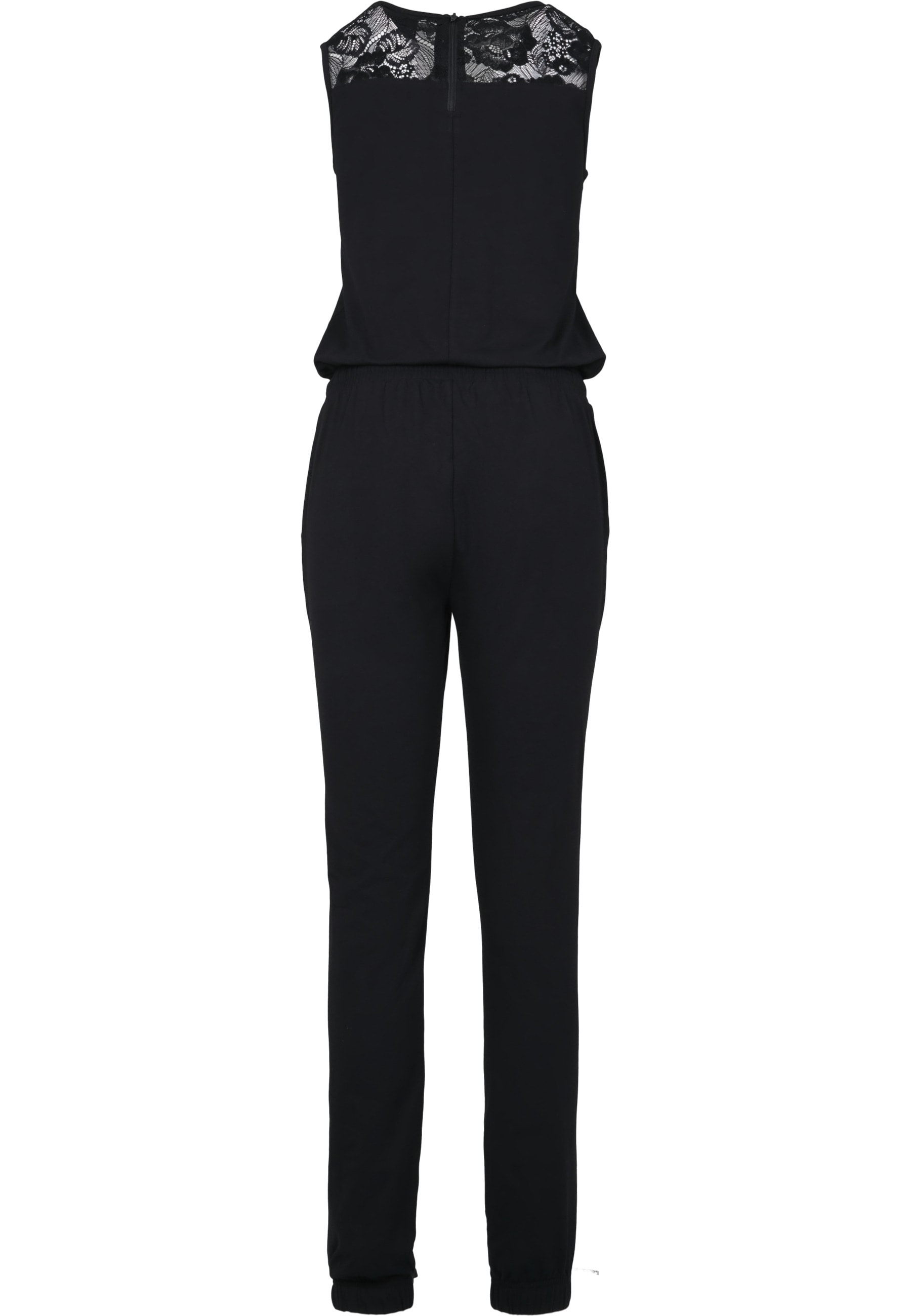 URBAN CLASSICS Jumpsuit »Urban Classics Damen Ladies Lace Block Jumpsuit« 1 Stk.
