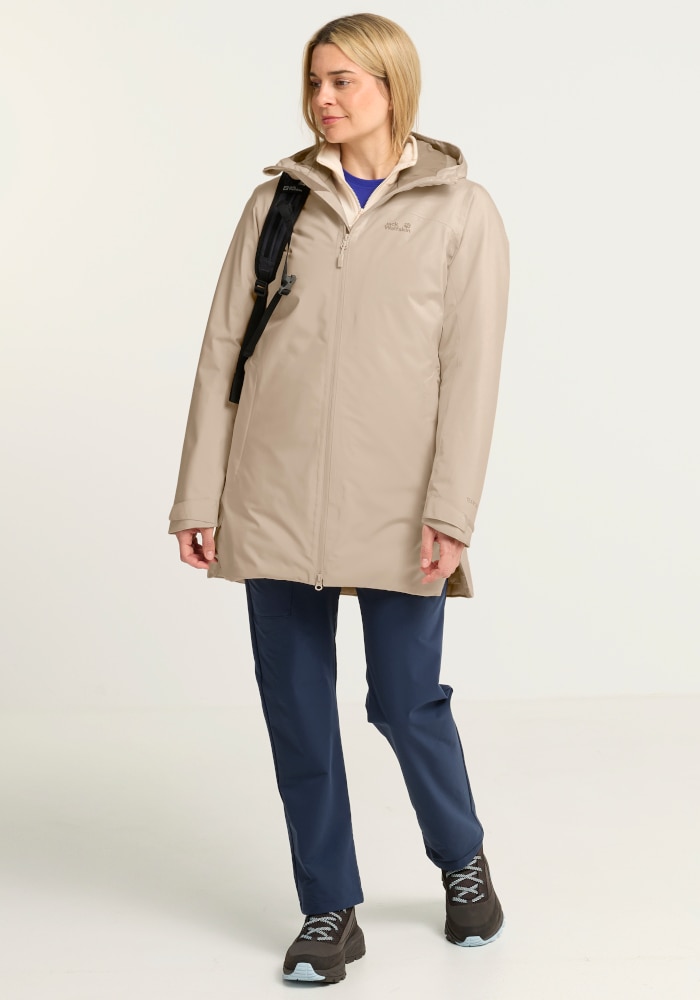 Jack Wolfskin Winterjacke »HEIDELSTEIN 2 INS JKT W« mit Kapuze, wärmende Steppung, wasserdicht, isolierte Verarbeitung