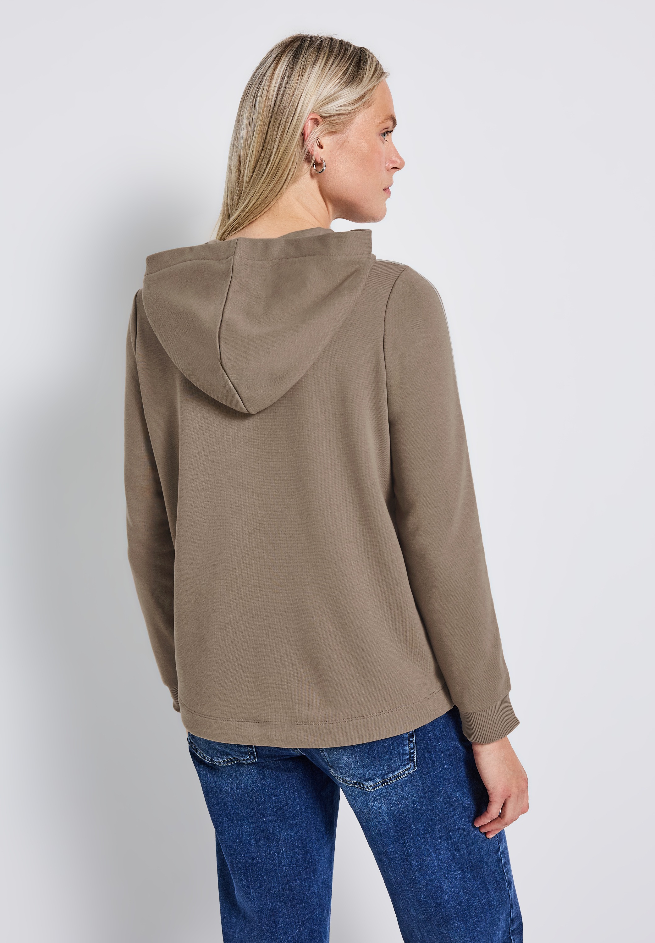 STREET ONE Hoodie, mit Tunnelzug am Saum günstig online kaufen