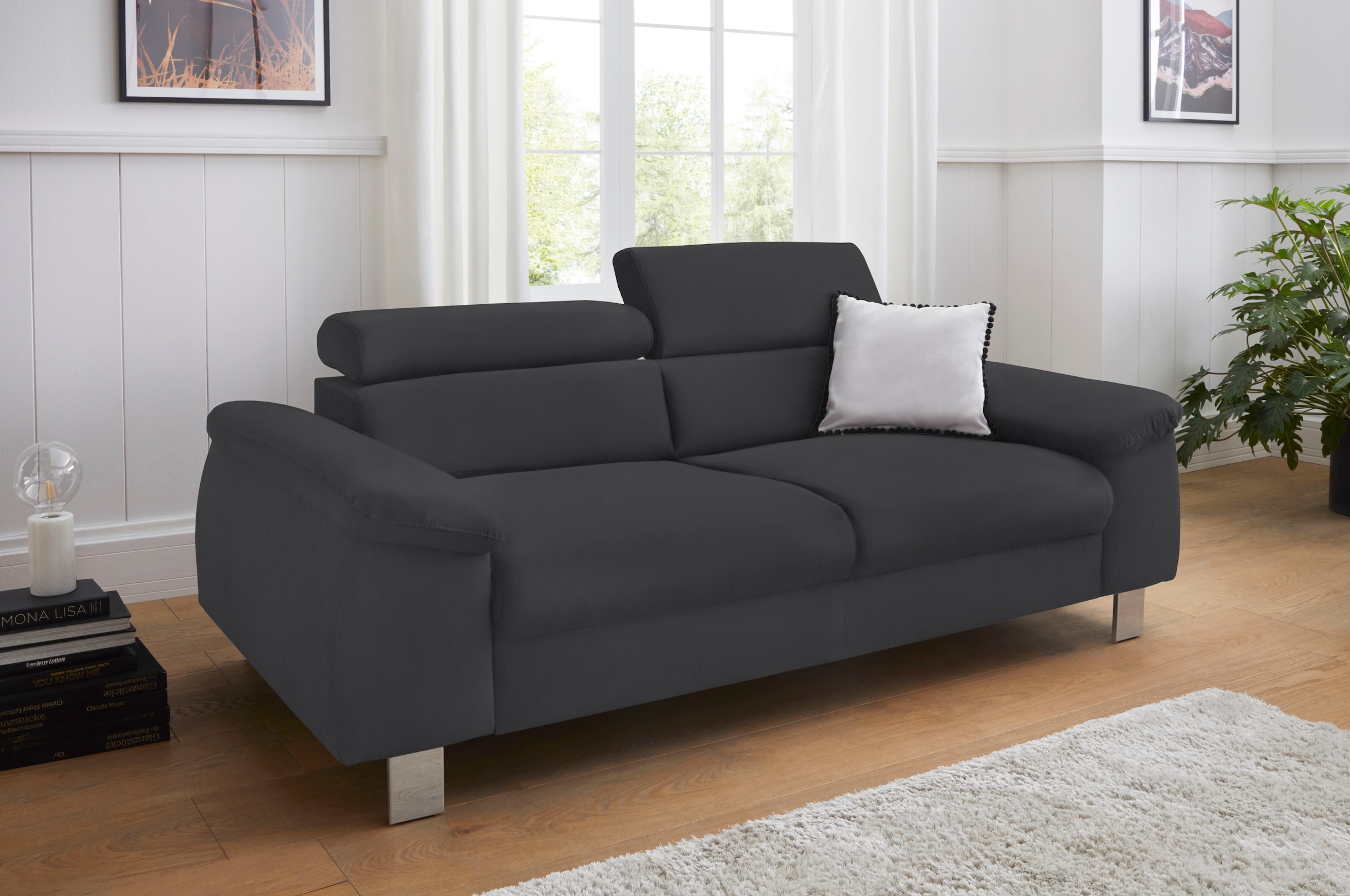 COTTA 3-Sitzer "Komaris, B: 193 cm" mit Kopfteilverstellung günstig online kaufen