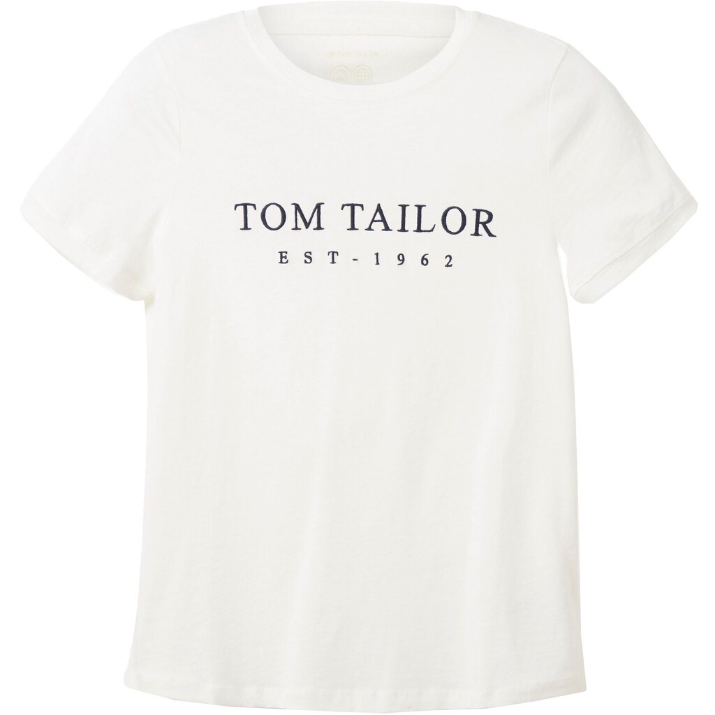 TOM TAILOR T-Shirt »T-Shirt Logoprint«