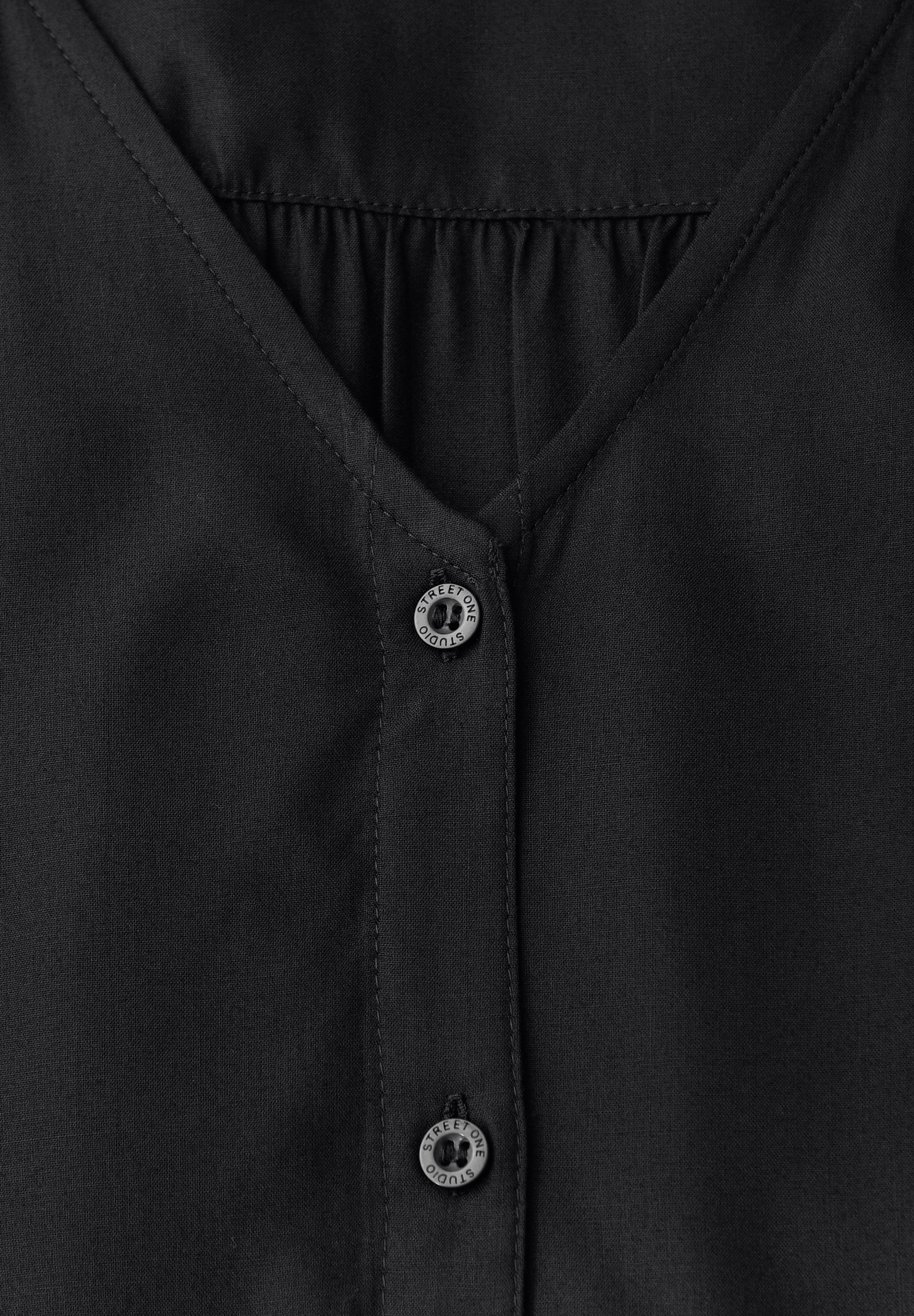 STREET ONE STUDIO Langarmbluse in Unifarbe