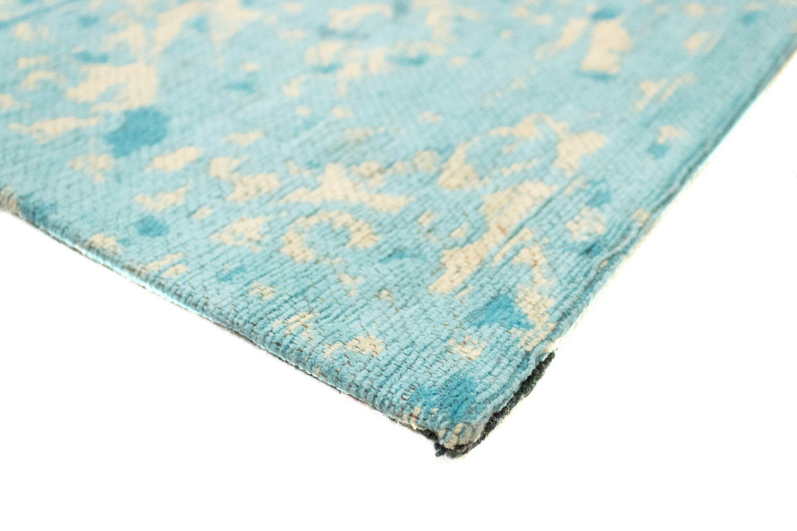 morgenland Teppich »VINTAGE LAGUNE«, rechteckig, 6 mm Höhe, Handarbeit, Shabby Chic, Wohnzimmer