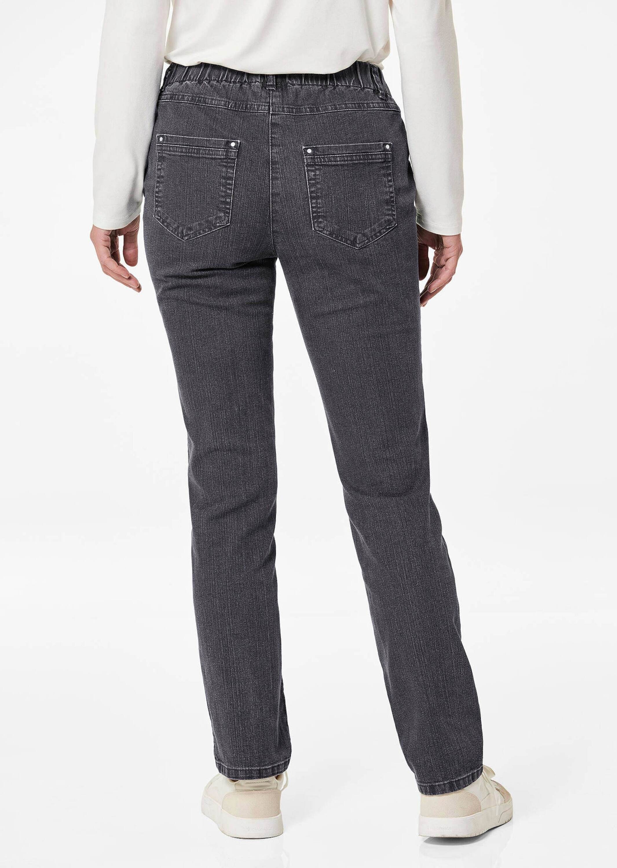 GOLDNER Regular-fit-Jeans »Jeansschlupfhose LOUISA Klassische Jeansschlupfhose LOUISA«