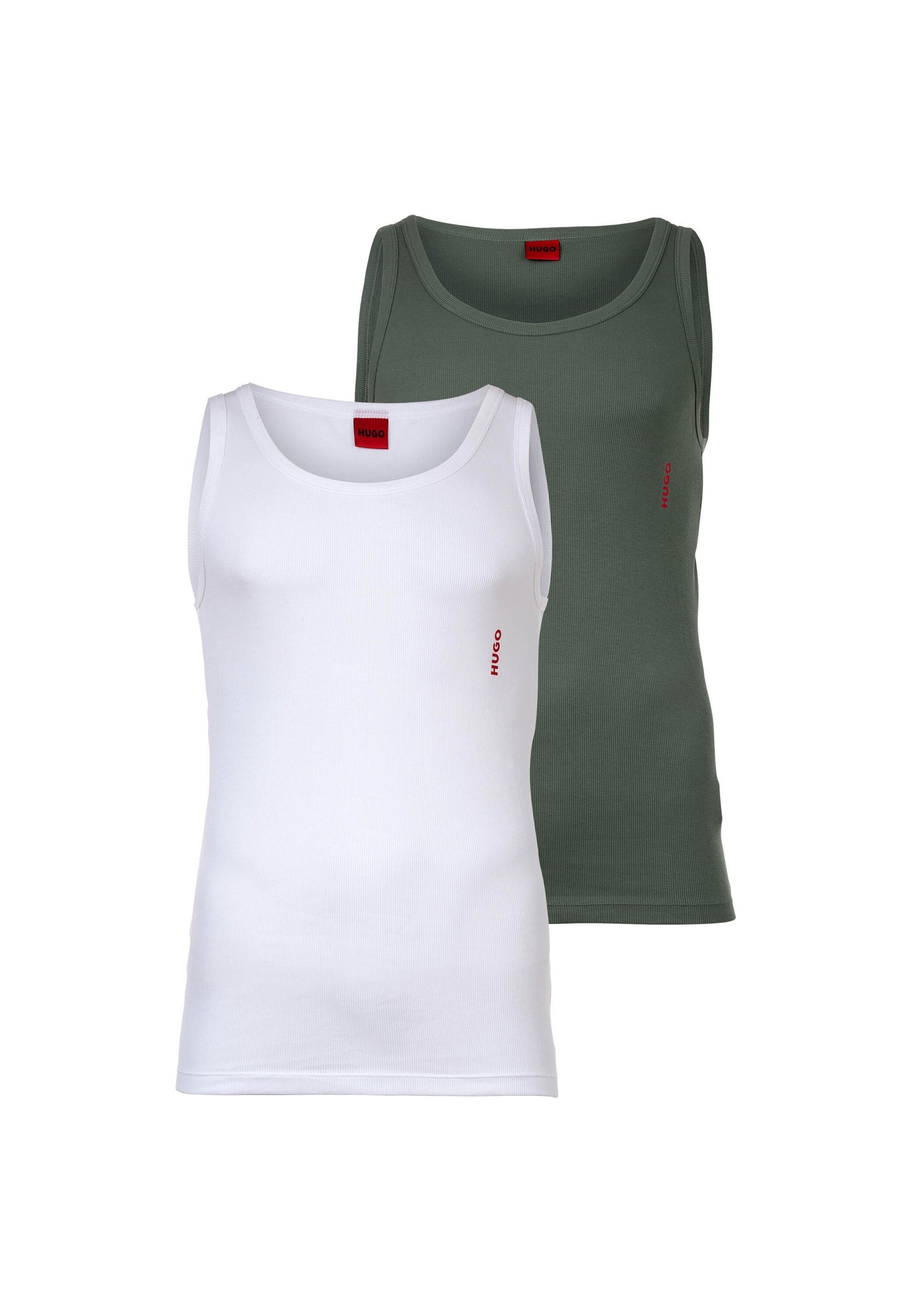 HUGO Unterhemd "Unterhemd Tank Top Twin Pack 2er Pack"