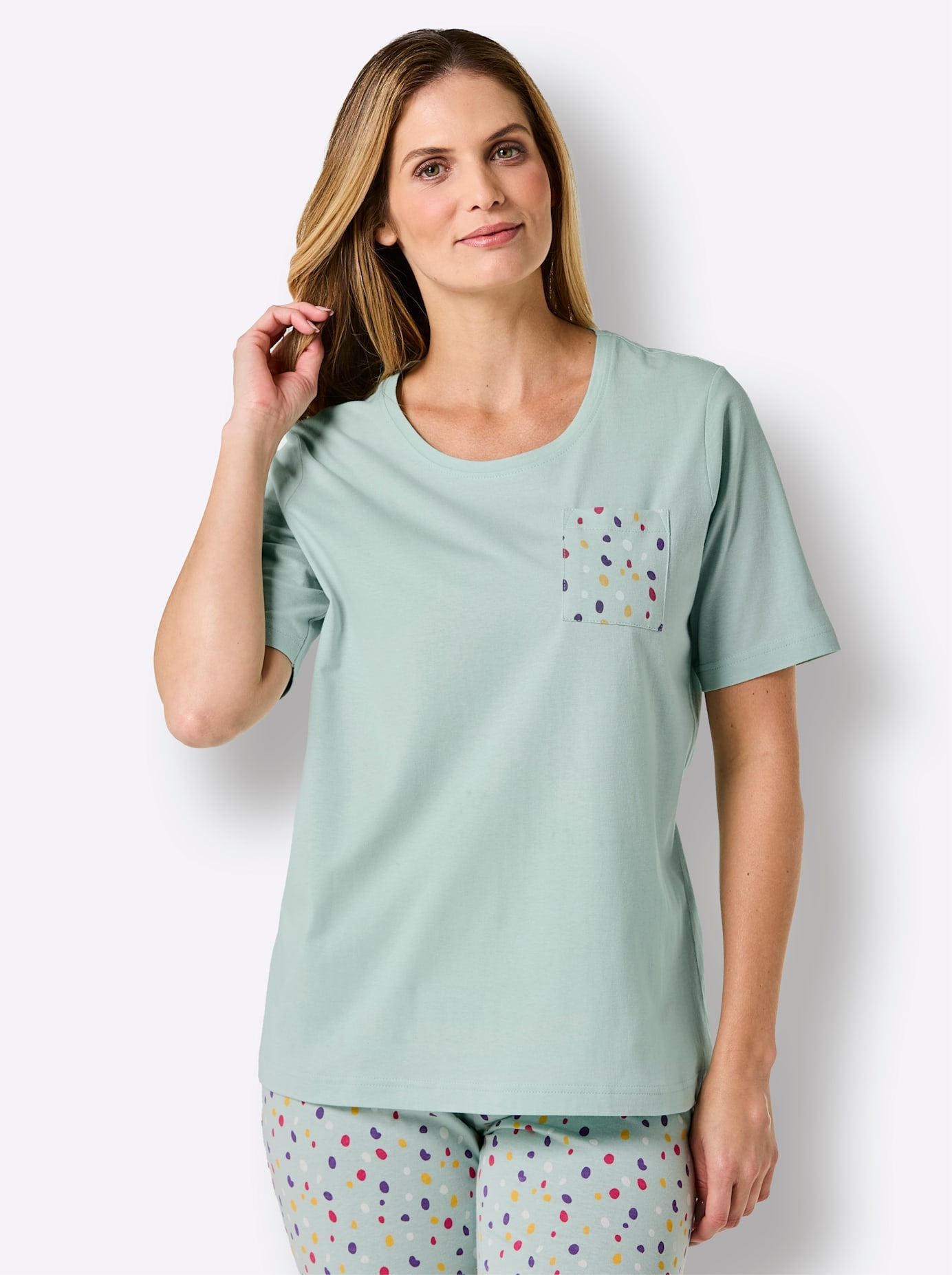 wäschepur Kurzarmshirt "Schlafanzug-Shirt" 1 Stk.
