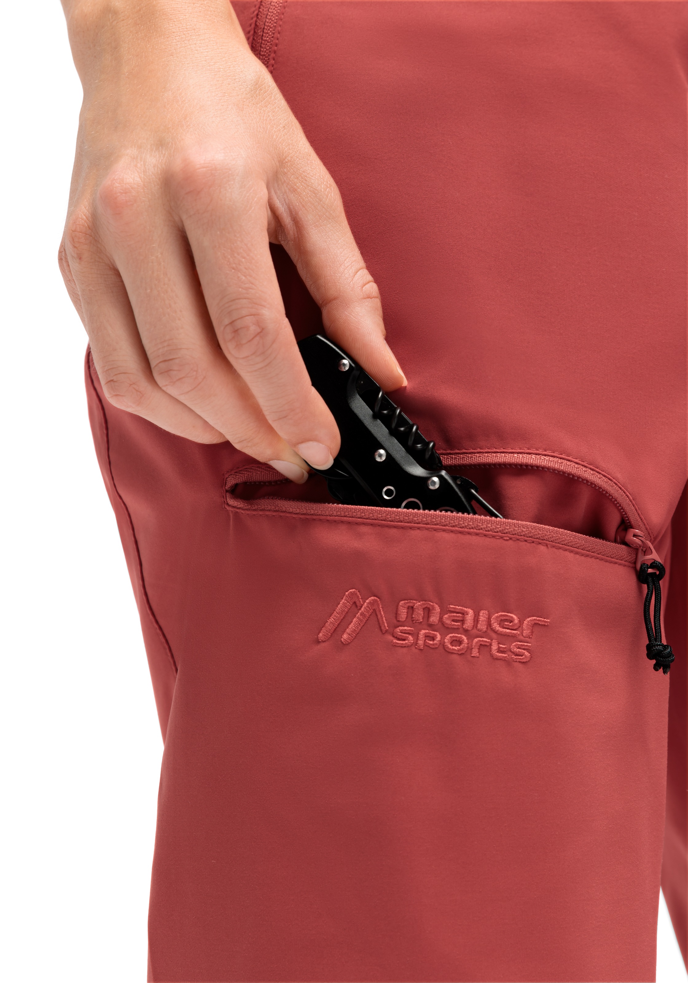 Maier Sports Outdoorhose "Lulaka Capri Loop", Damen Wanderhose, elastische günstig online kaufen
