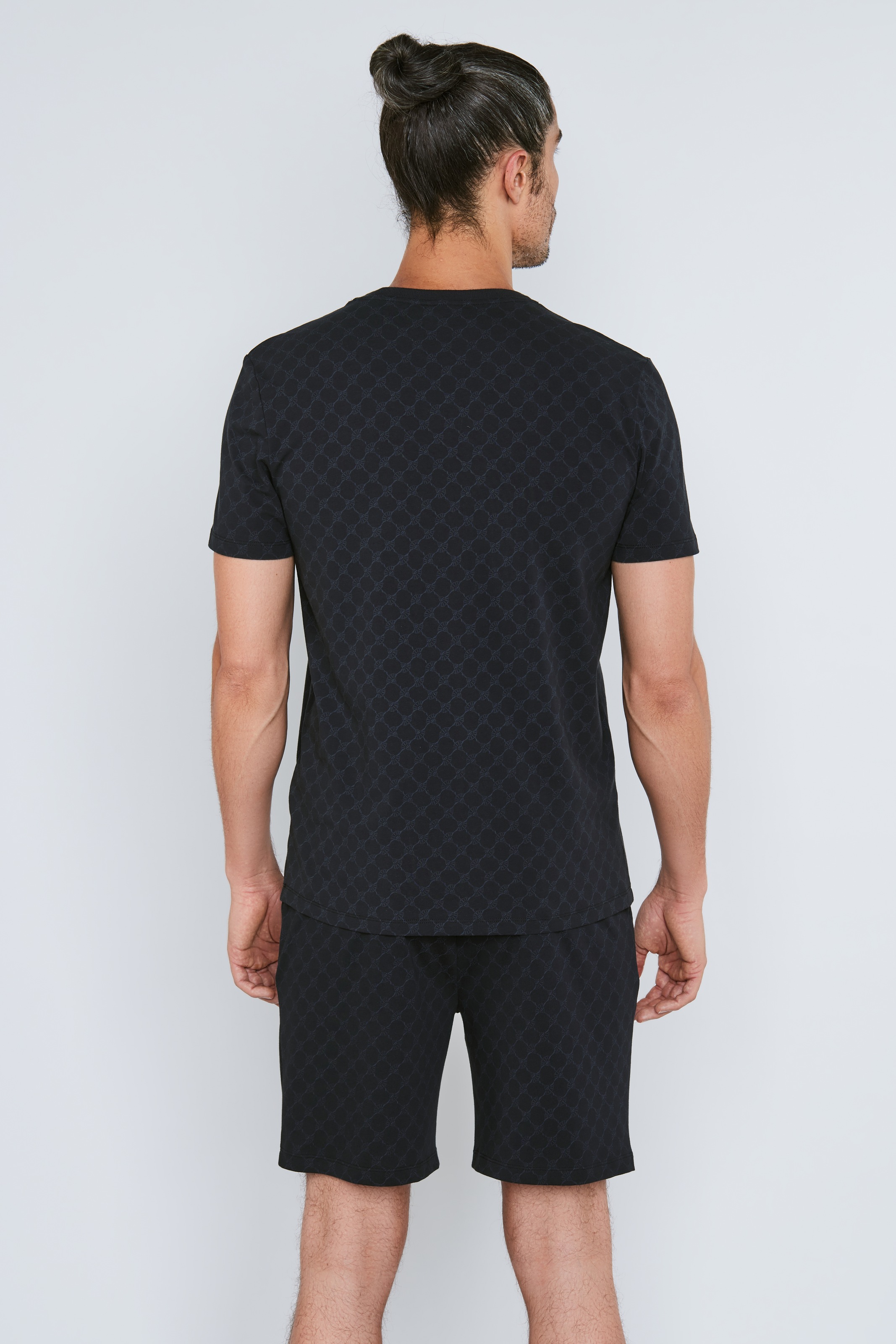 Thumbnail - JOOP T-Shirt "Leisure", mit Cornflower-Alloverprint, Regular Fit, kurzärmelig