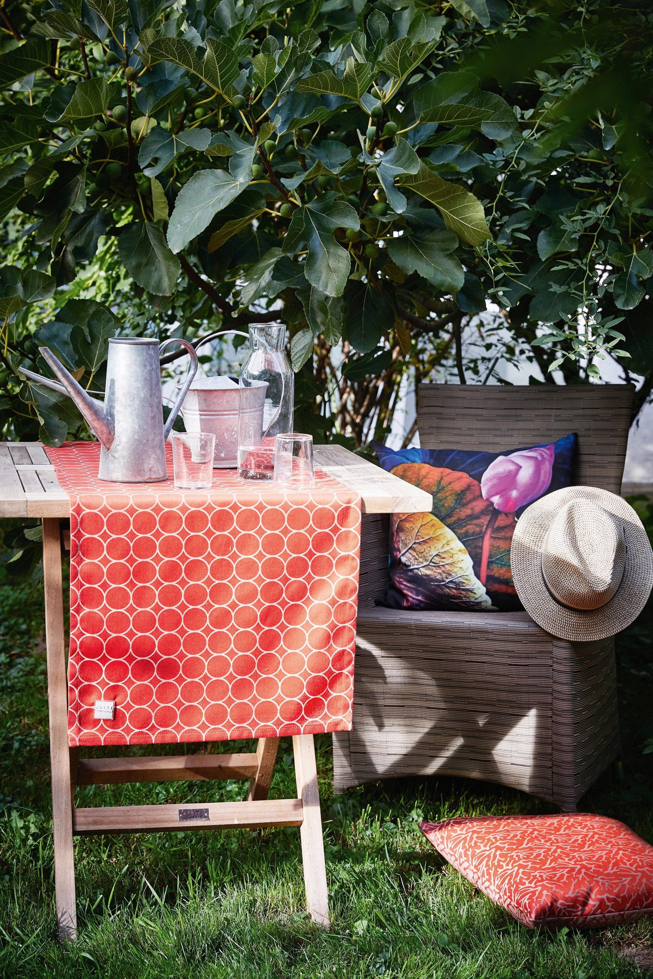 APELT Tischläufer "3973 Outdoor, Sommerdeko, Sommer" Jacquardgewebe günstig online kaufen
