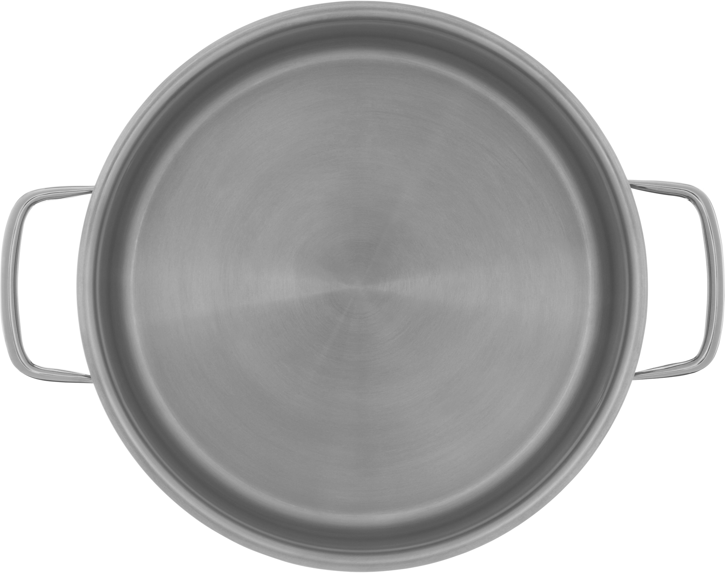 WMF Bratentopf »Compact Cuisine«, Cromargan® Edelstahl Rostfrei 18/10, (2 tlg.), wärmeduzierende Hohlgriffe, Innenskalierung, Schüttrand