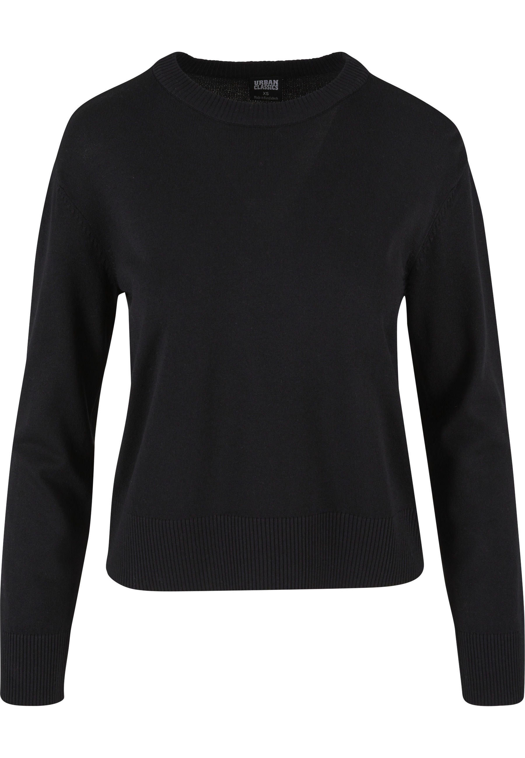 URBAN CLASSICS Rundhalspullover "Urban Classics Damen Ladies Knitted Roundneck Sweater" 1 Stk.