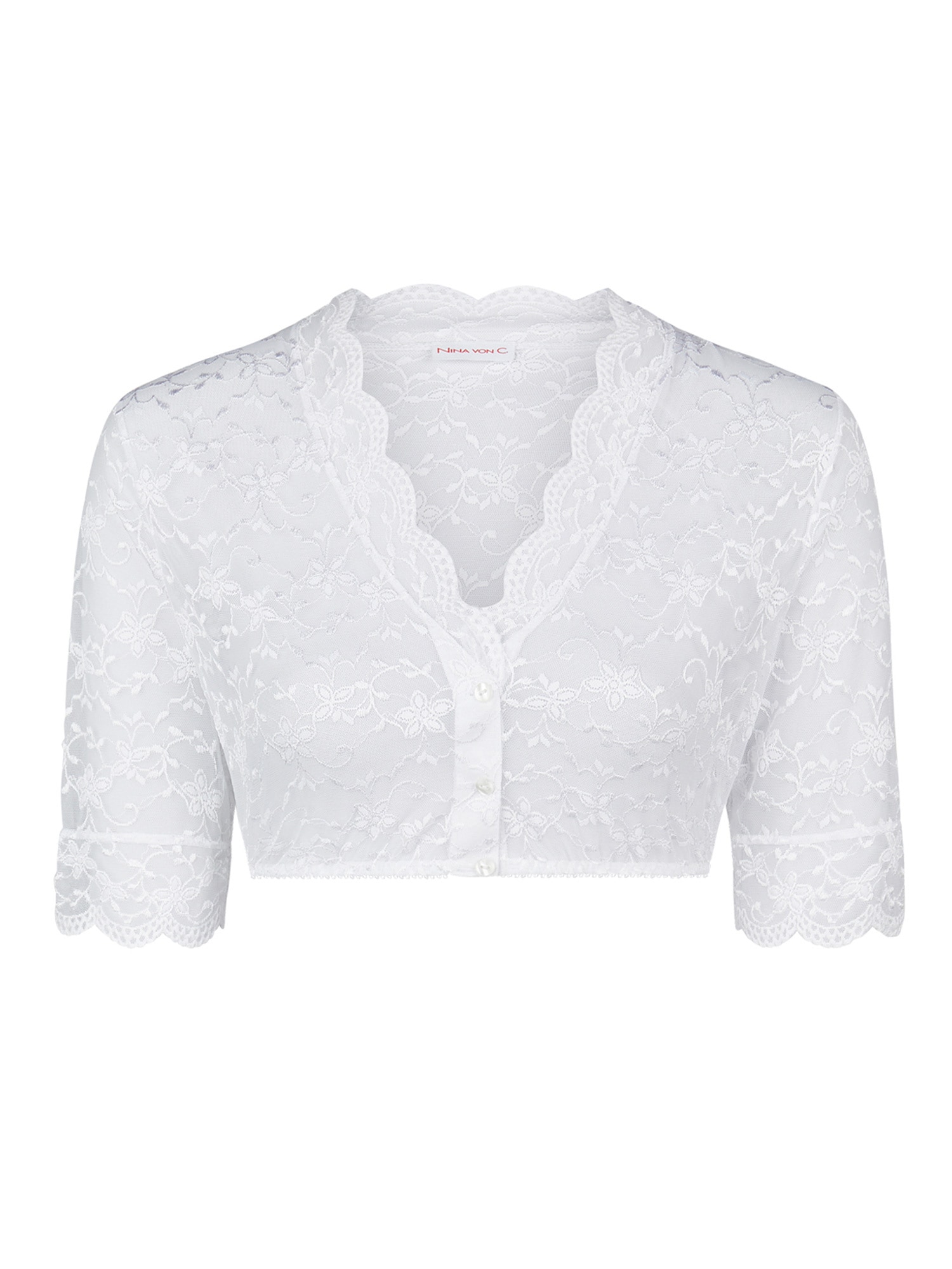 Nina Von C. Dirndlbluse "Dirndl-Bluse halbarm Luisa"