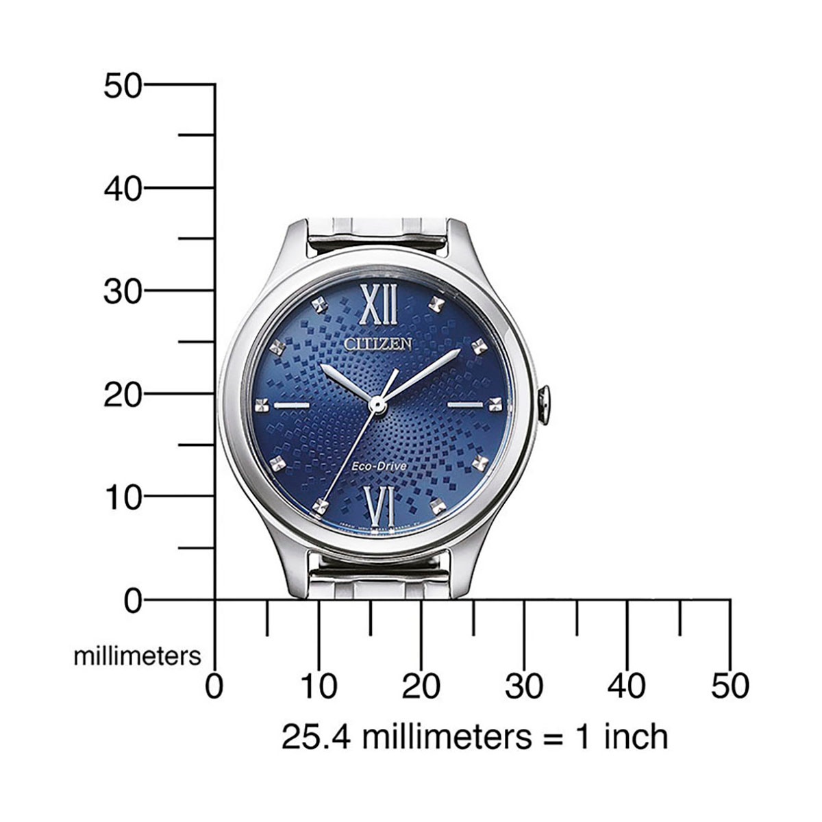 Citizen Solaruhr, Armbanduhr, Damenuhr, analog, Edelstahlarmband