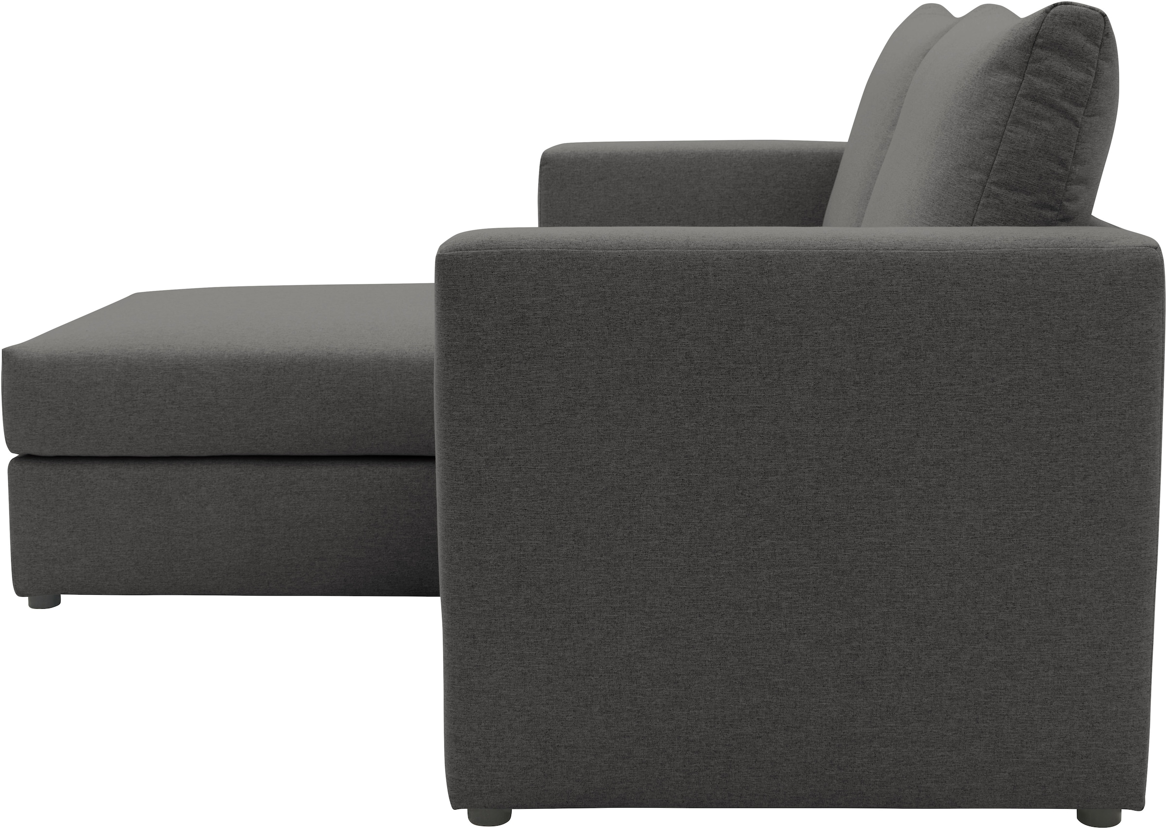 DOMO collection 2-Sitzer »Bibury smartes, modulares Ecksofa aus Sofa & Hocker mit Schlaffunktion« Sitzfläche mit Federkern, inkl. 2 Rückenkissen