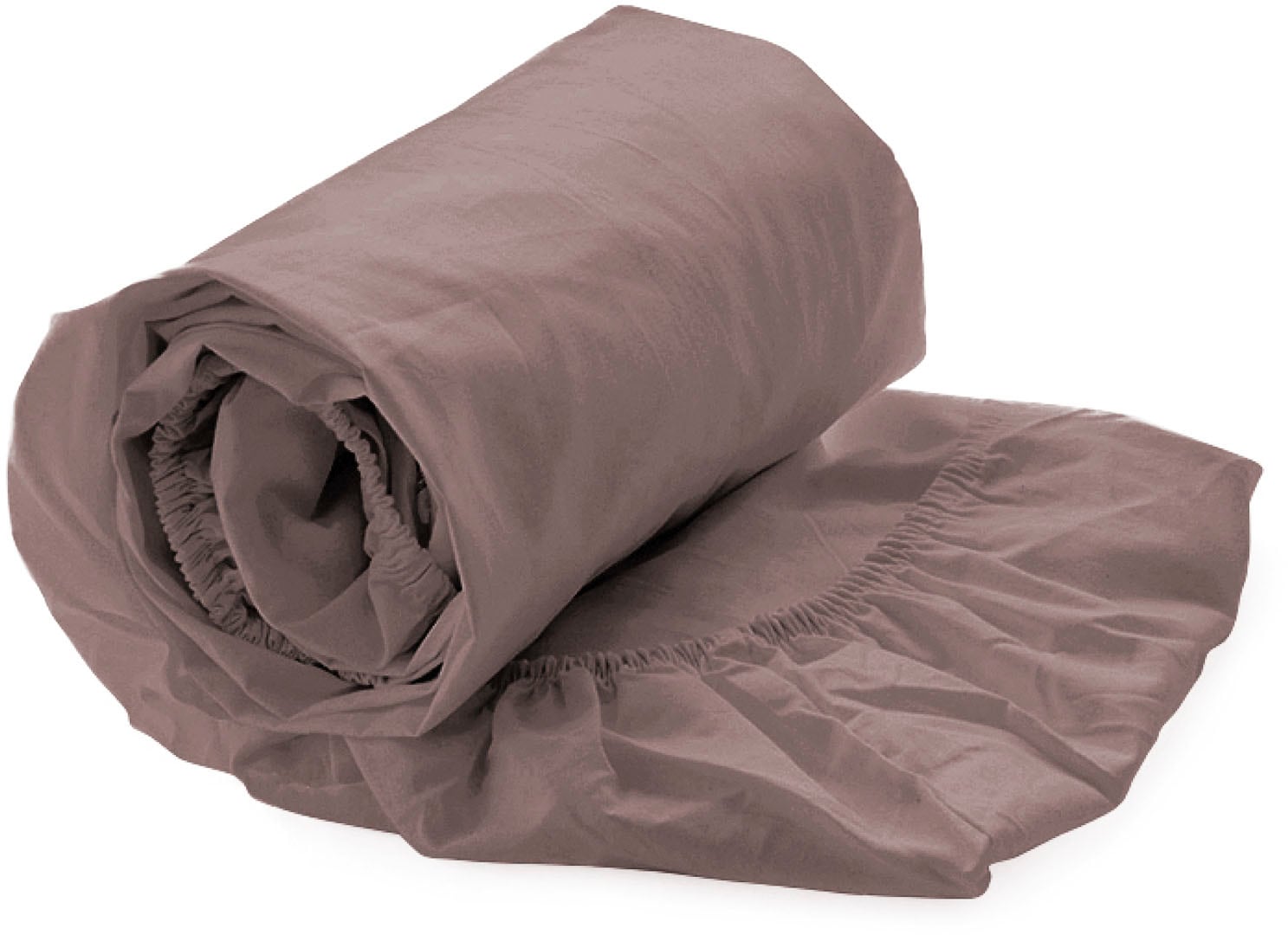 Heckett & Lane Spannbettlaken »Elementi«, Laken aus 100% Baumwolle, hochwertiges Mako-Satin, Betttuch ab 90x200
