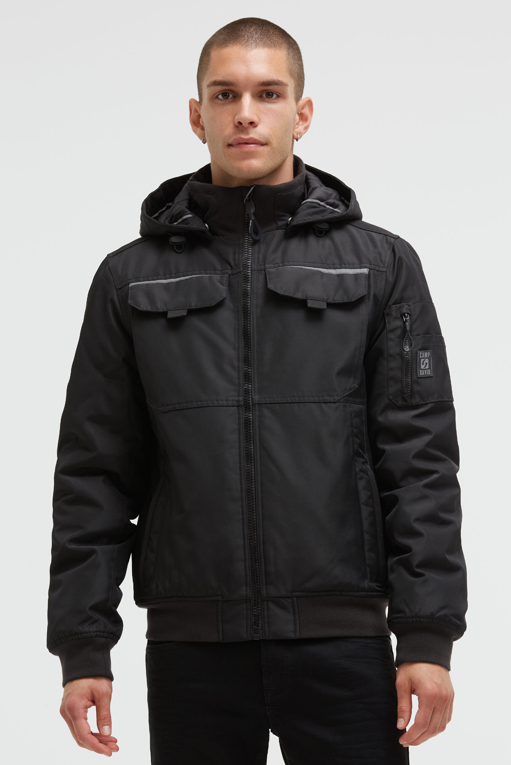 CAMP DAVID Outdoorjacke, mit Kapuze, mit abtrennbarer Kapuze günstig online kaufen
