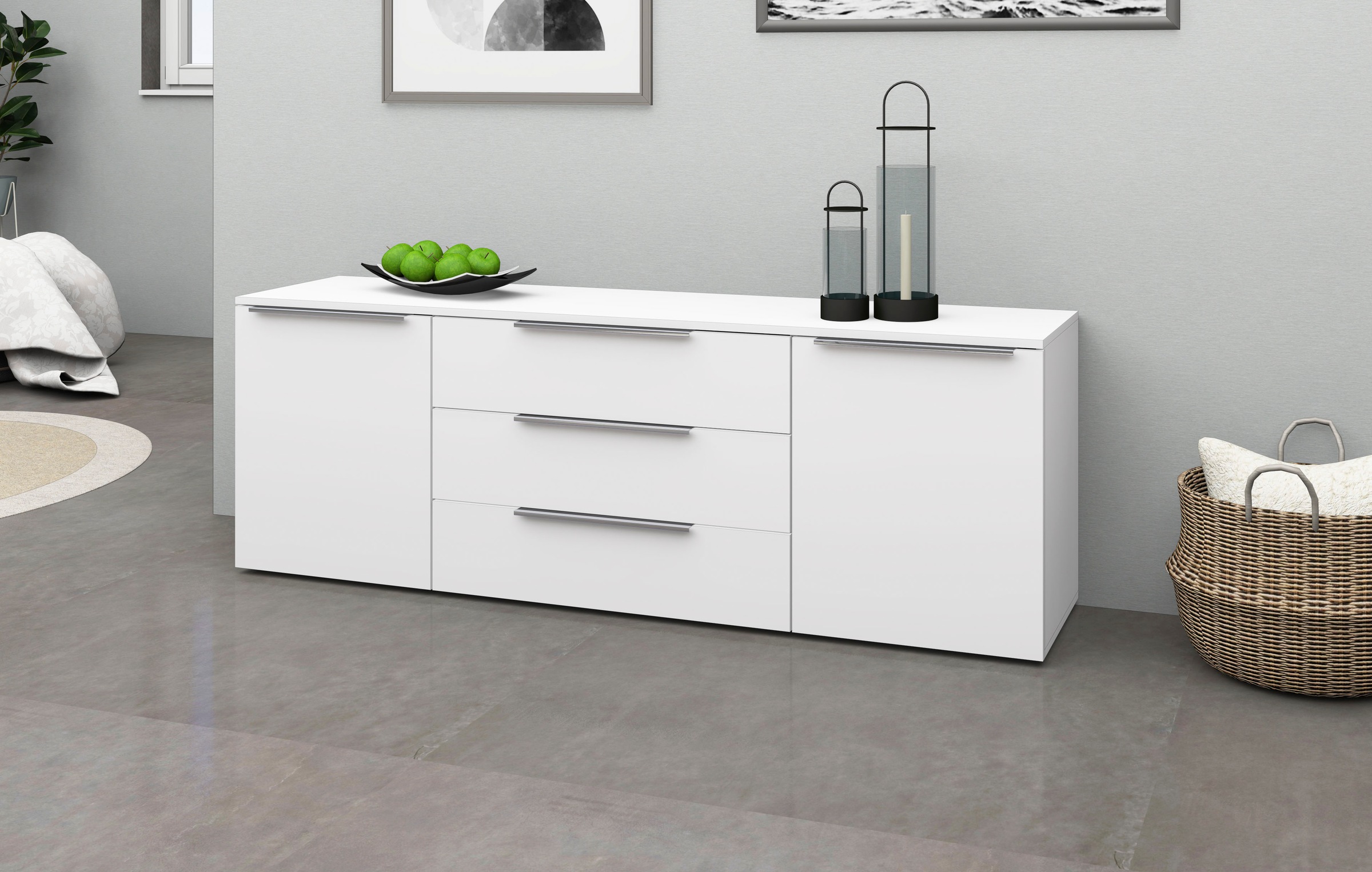 borchardt Möbel Sideboard "Oliva", Breite 166 oder 200 cm günstig online kaufen