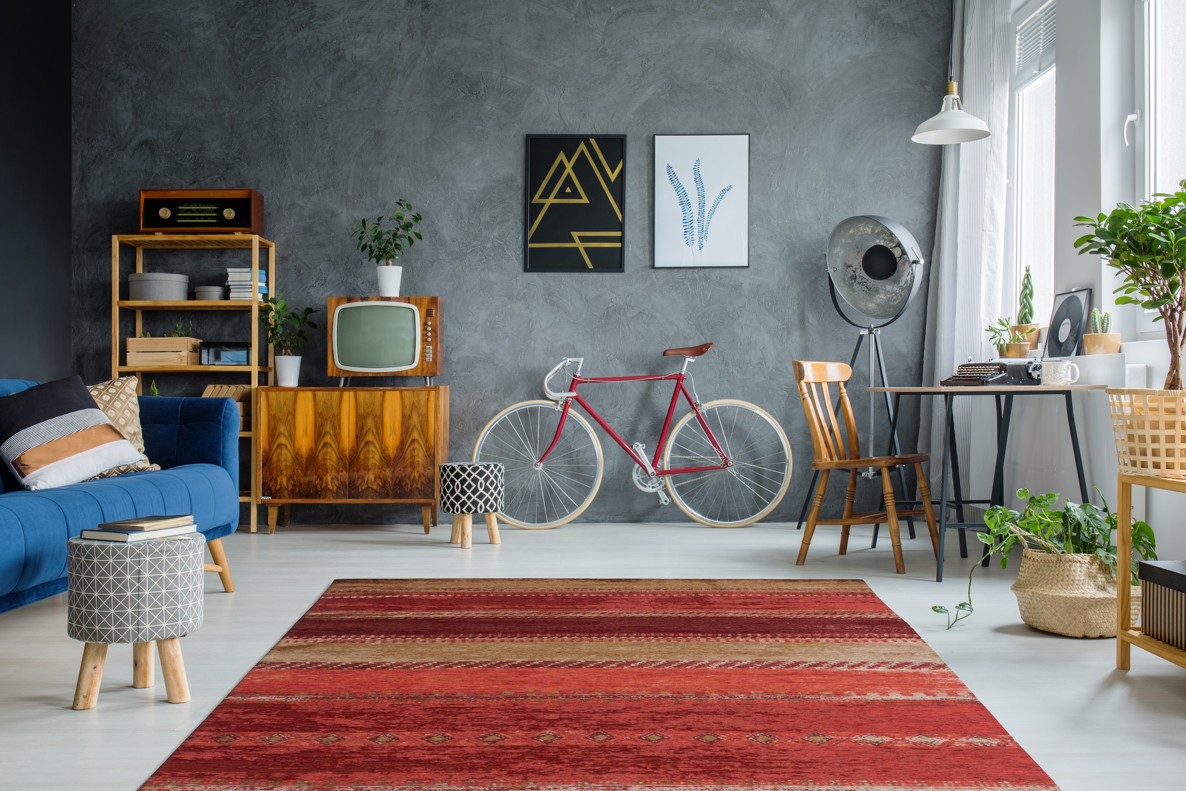Arte Espina Teppich »Blaze 200«, rechteckig, spannendes Design,stilvolle Farbgebung,pflegeleicht & widerstandsfähig