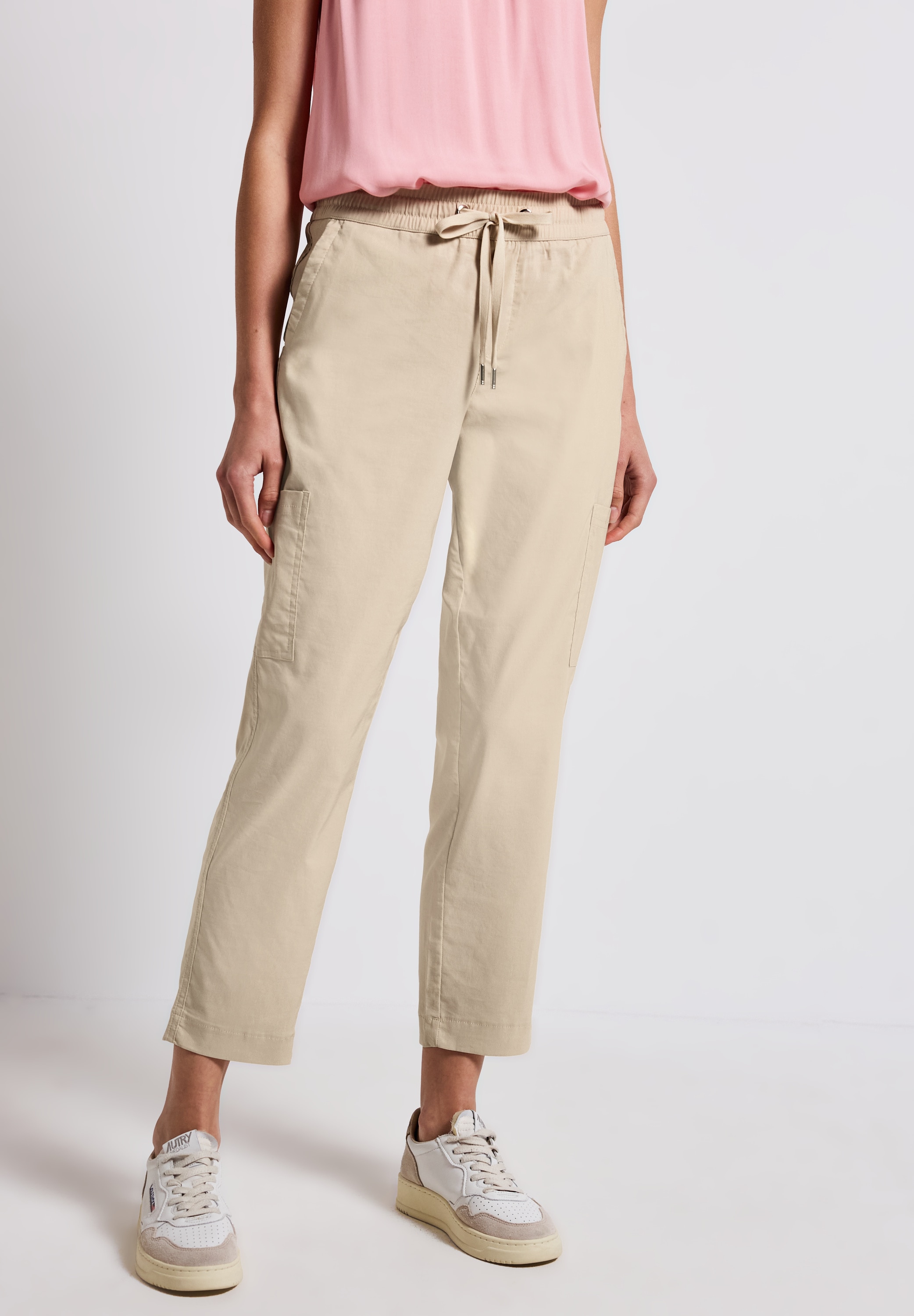 STREET ONE Röhrenhose, Middle Waist günstig online kaufen