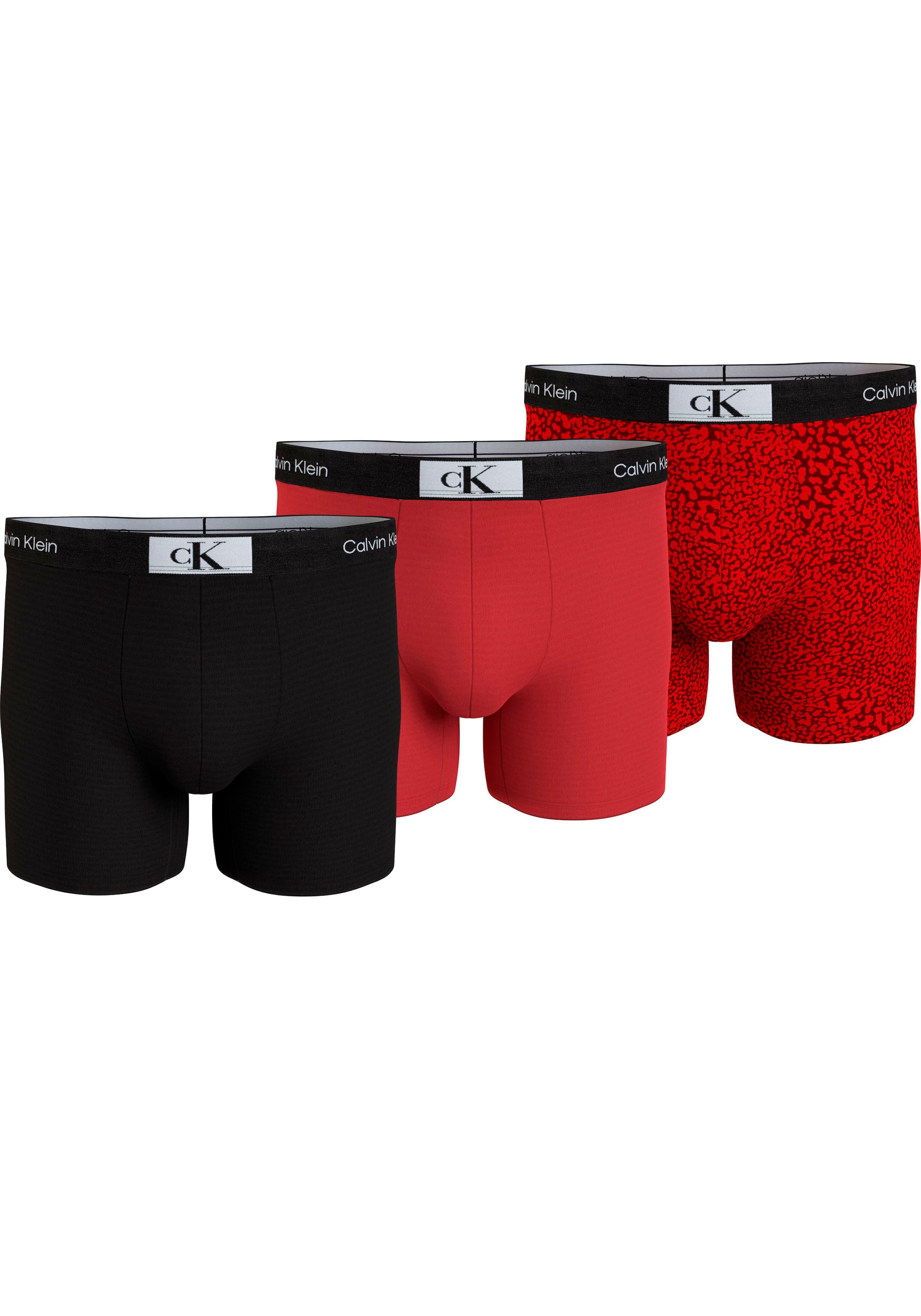 Calvin Klein Boxer »BOXER BRIEF 3PK«, (Packung, 3 St., 3er-Pack), mit  Logo-Elastikbund kaufen | BAUR