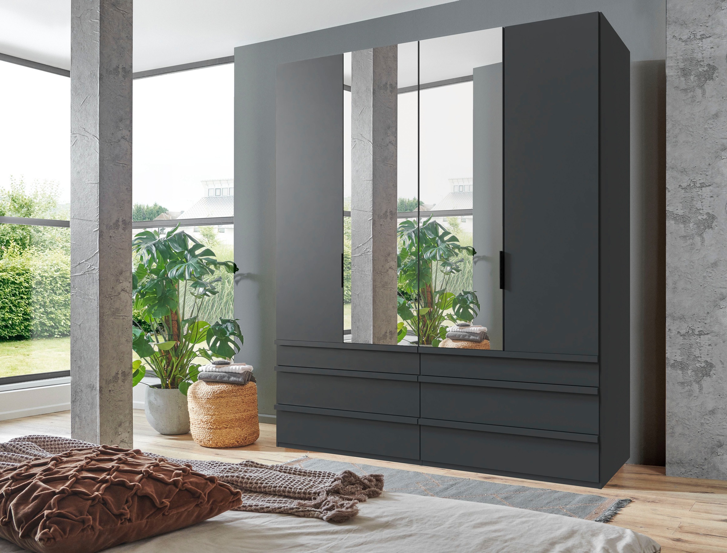 Wimex Falttürenschrank "Oxford by fresh to go, in der Breite 200cm, in 2 Hö günstig online kaufen