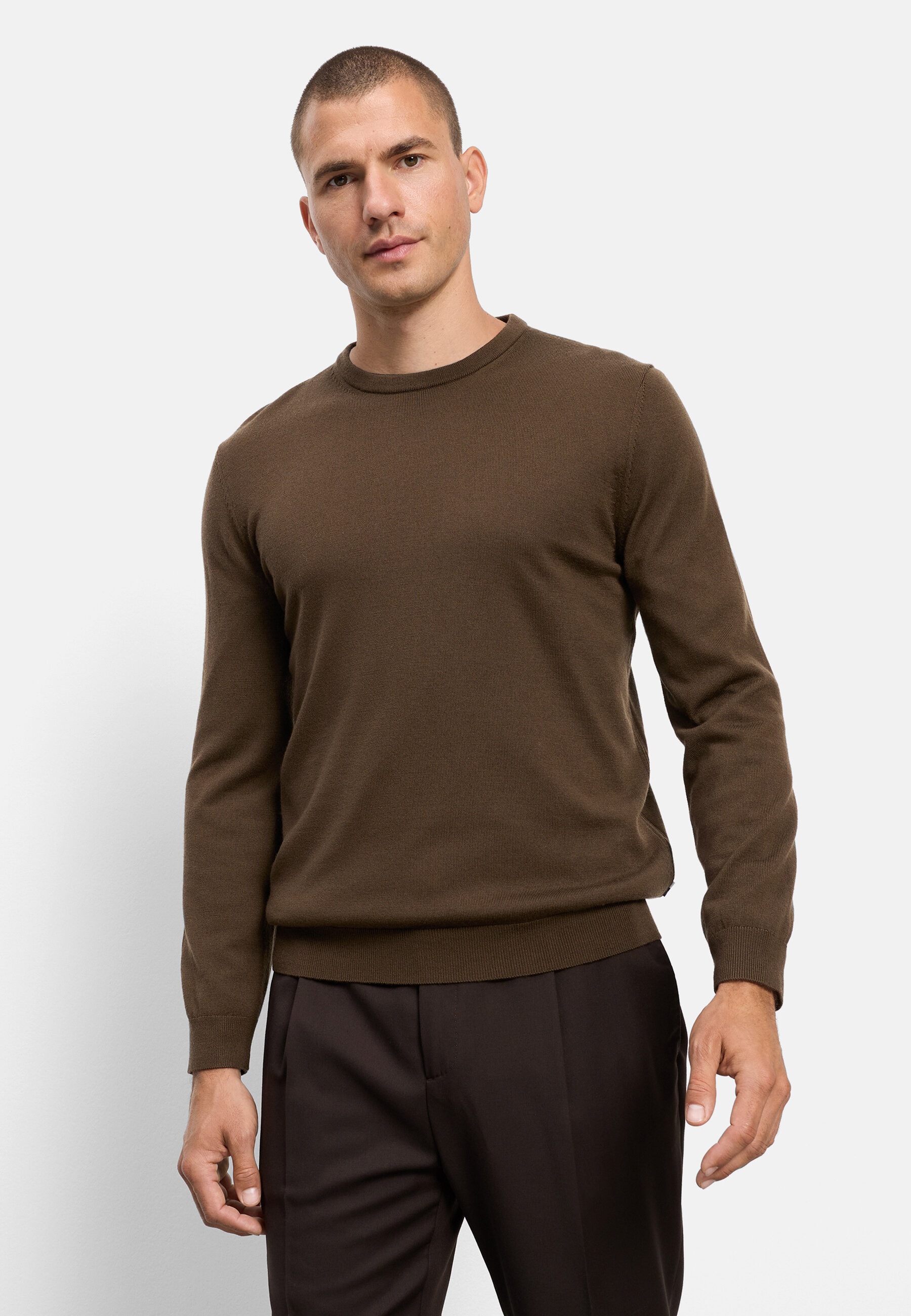 OLYMP Strickpullover »OLYMP Casual Strick, Pullover«