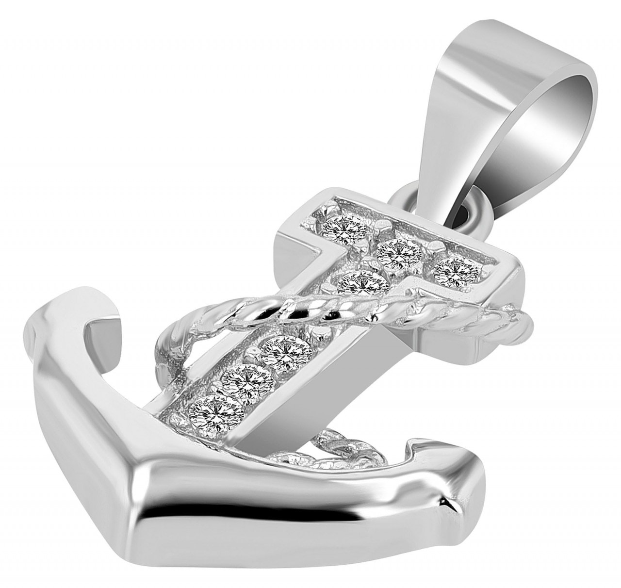 Adelia´s Kettenanhänger »stylischer Anker Anhänger aus 925 Sterling Silber« ()