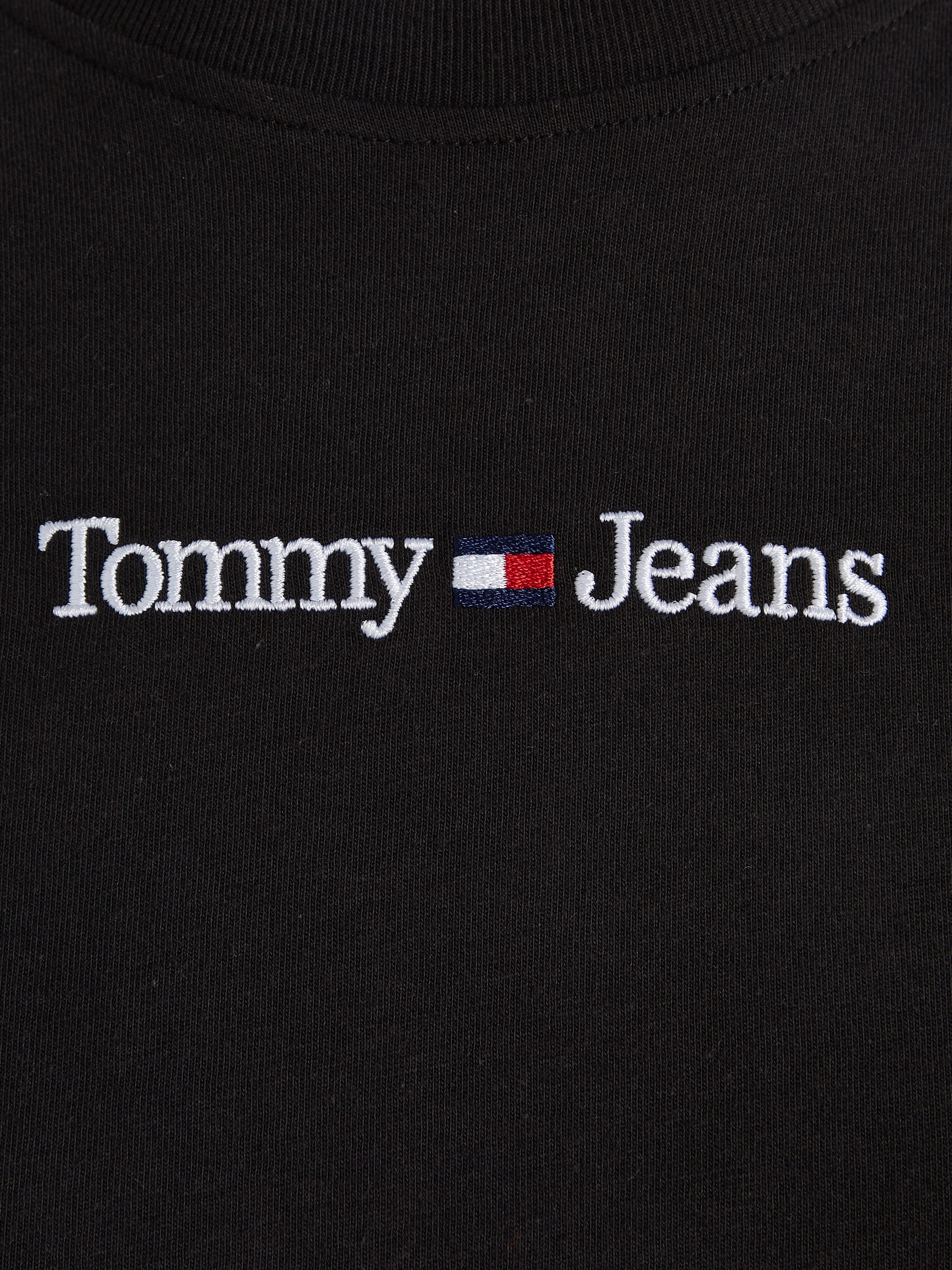 Tommy Jeans Kurzarmshirt »TJW CLS SERIF mit | Logoschriftzug online LINEAR Jeans BAUR TEE«, bestellen Tommy Linear