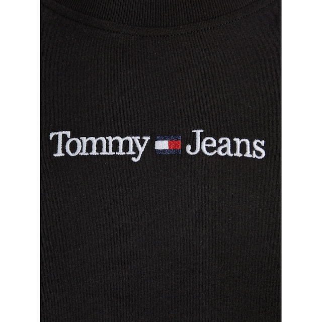 bestellen LINEAR CLS Tommy Jeans Tommy Kurzarmshirt Logoschriftzug | Linear BAUR SERIF online TEE«, Jeans mit »TJW