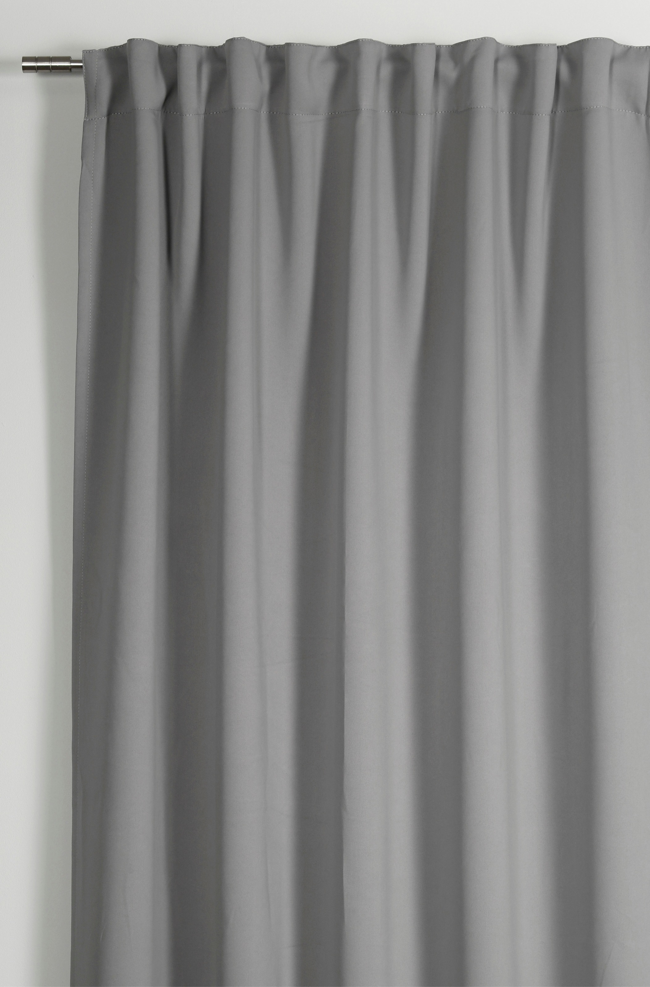 Sehlbach Gardine "Schal Dimout Uni" Schlaufen 1 Stk. tlg. mit Gardinenband günstig online kaufen