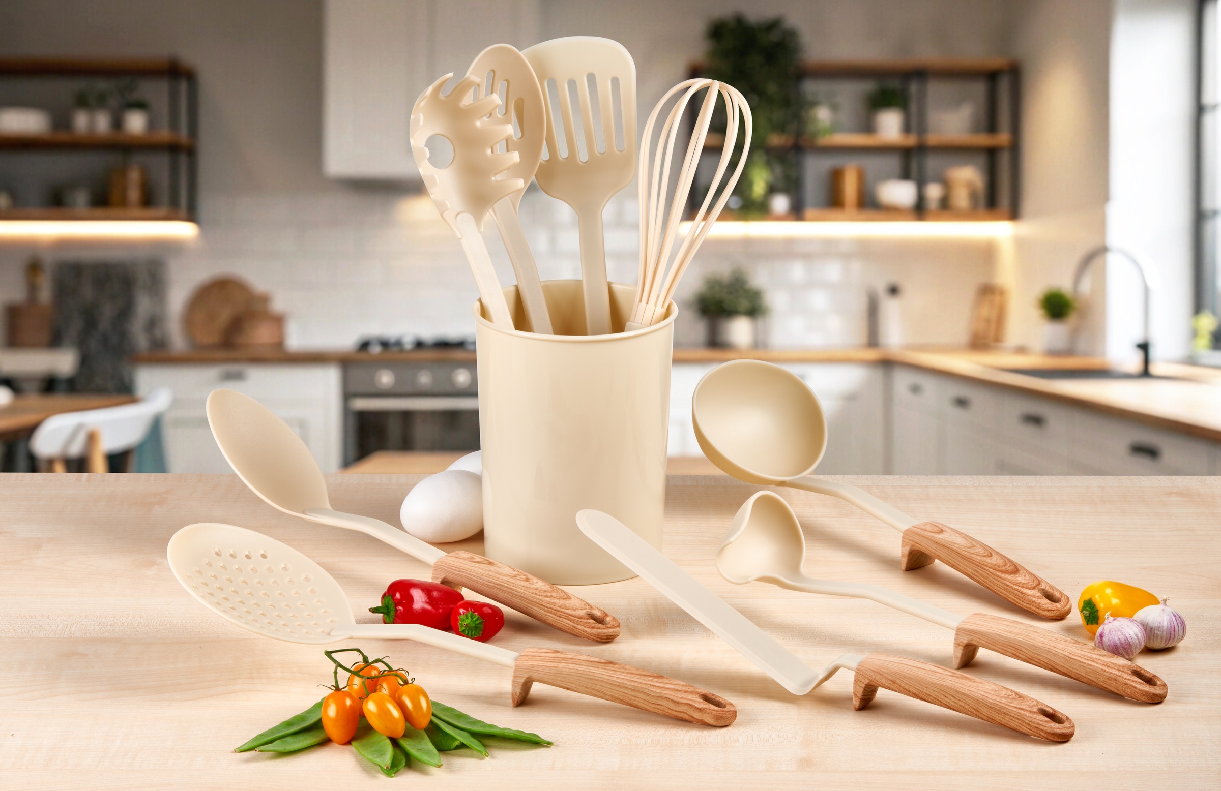 my home Küchenorganizer-Set "IVO" im modernen Design mit praktischem Standf günstig online kaufen