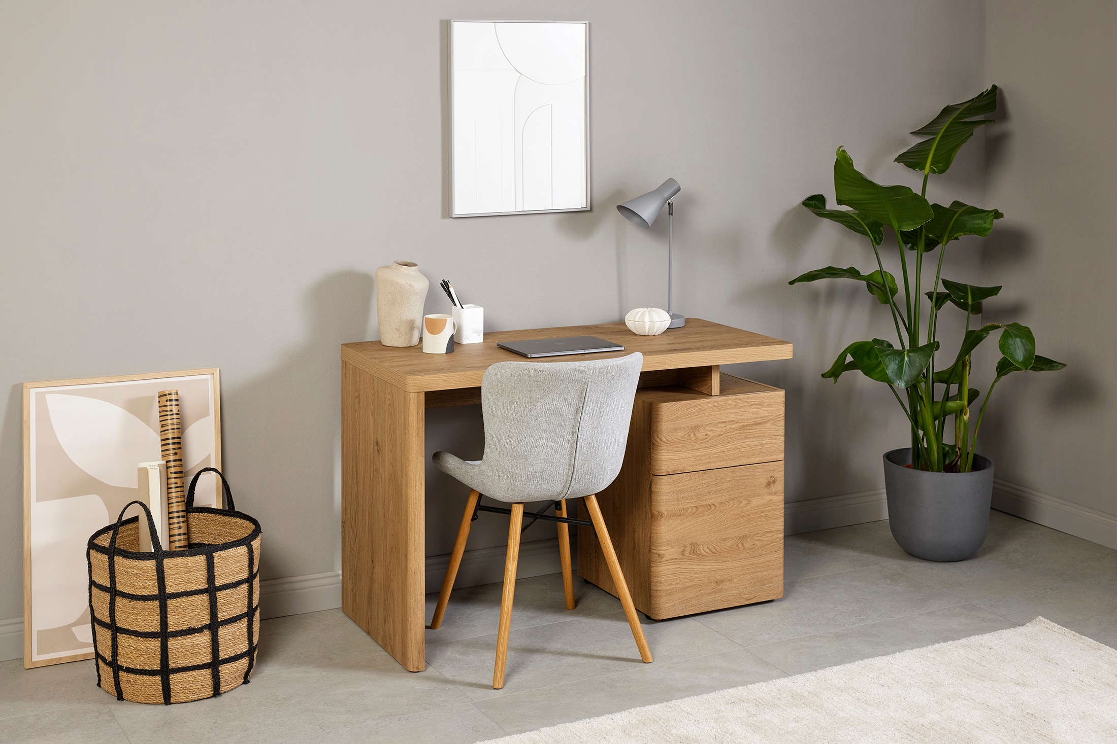 Jahnke Schreibtisch "CU-LIBRE 120" platzsparender Arbeitsplatz, 1 Schublade günstig online kaufen