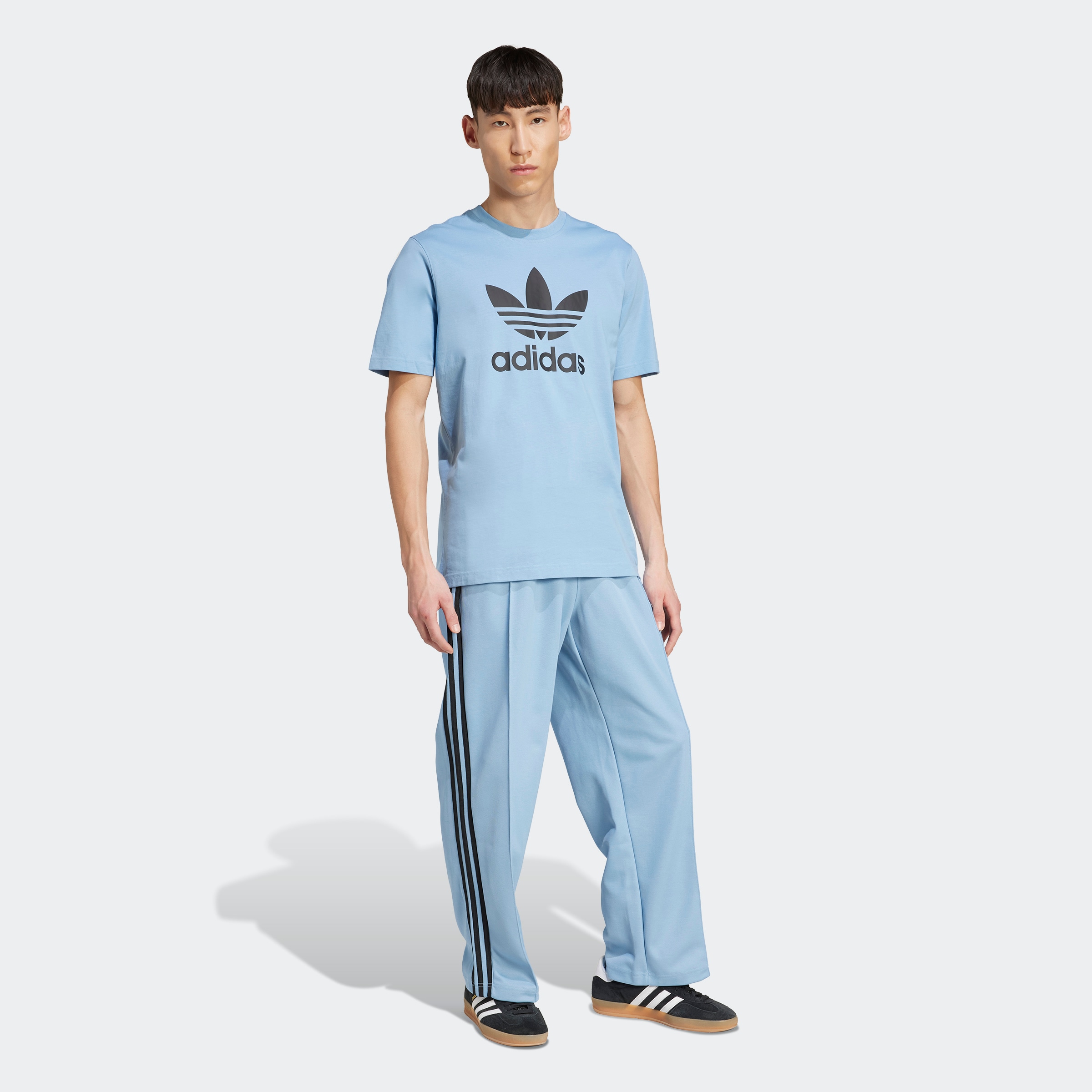 adidas Originals T-Shirt »TREFOIL T-SHIRT«, Basic Shirt mit großem Trefoil Logoprint