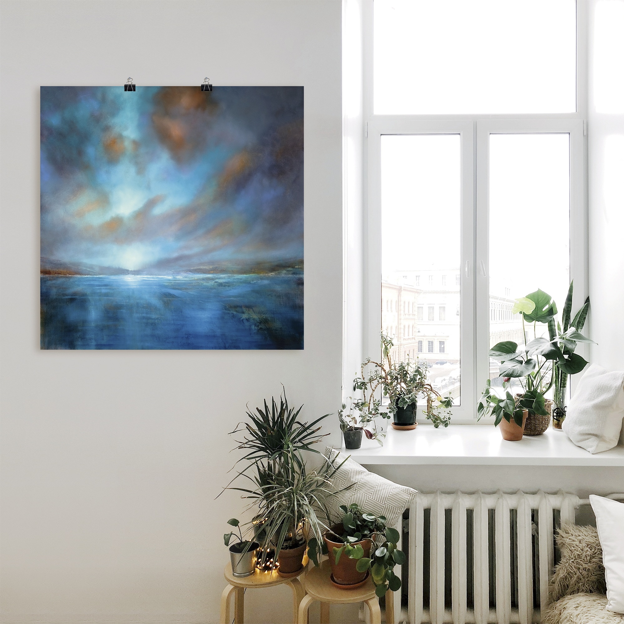Artland Wandbild »Blaue Weite«, Gewässer, (1 St.), als Leinwandbild, Poster in verschied. Größen