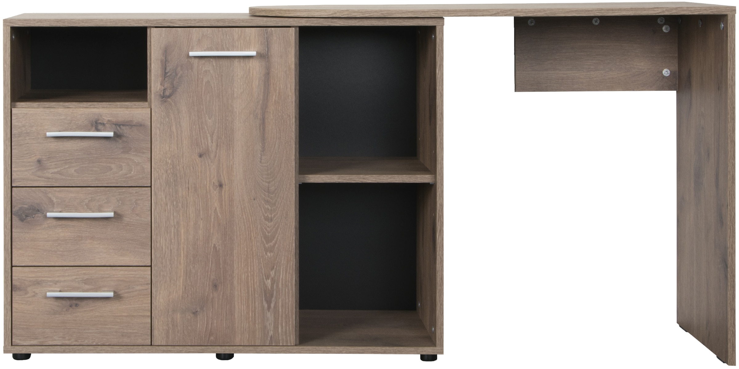 VOGL Möbelfabrik Schreibtisch, schwenkbare Tischplatte, platzsparend, Made in Germany