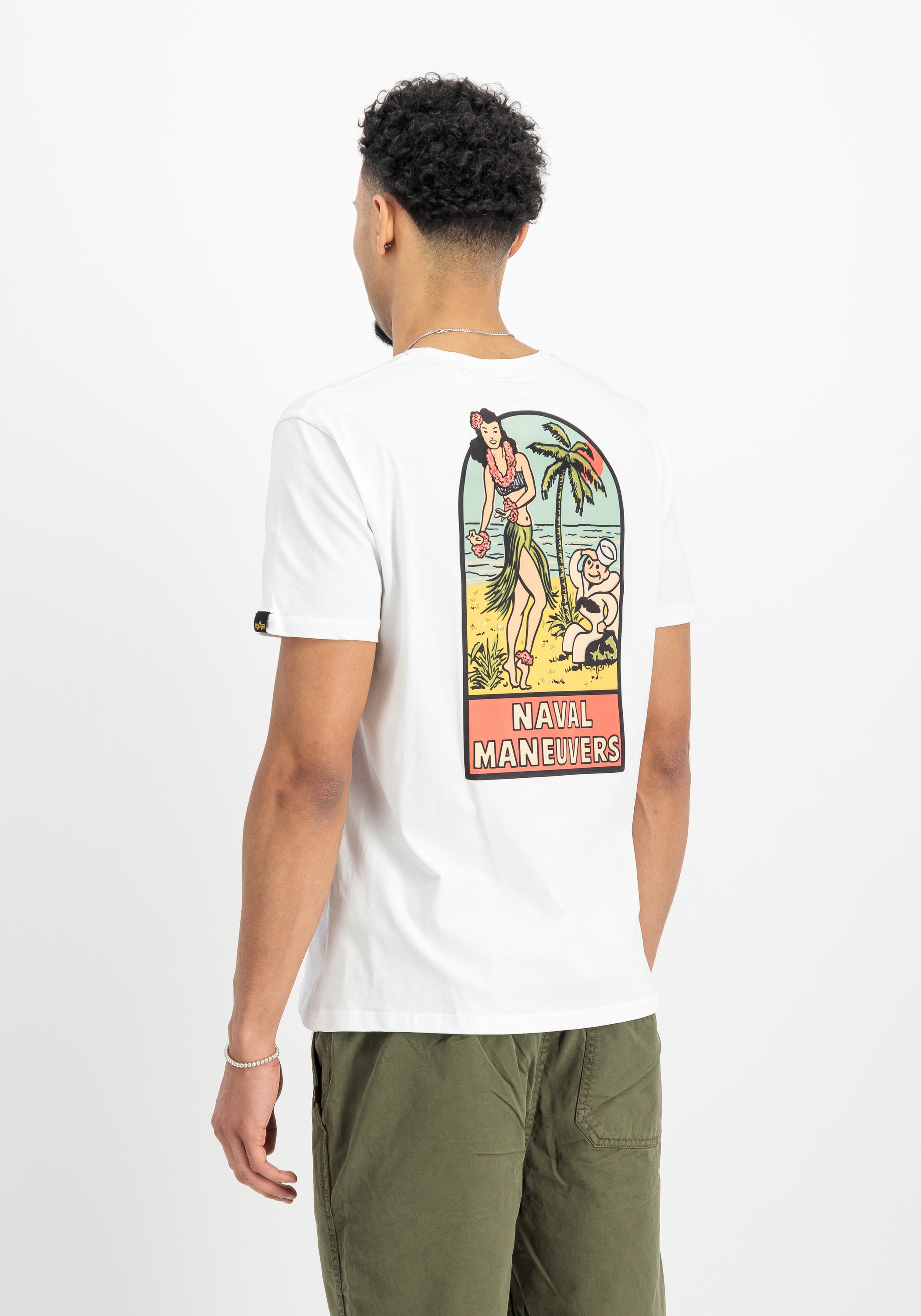 Alpha Industries T-Shirt »Naval Backprint T-Shirt T-Shirt«