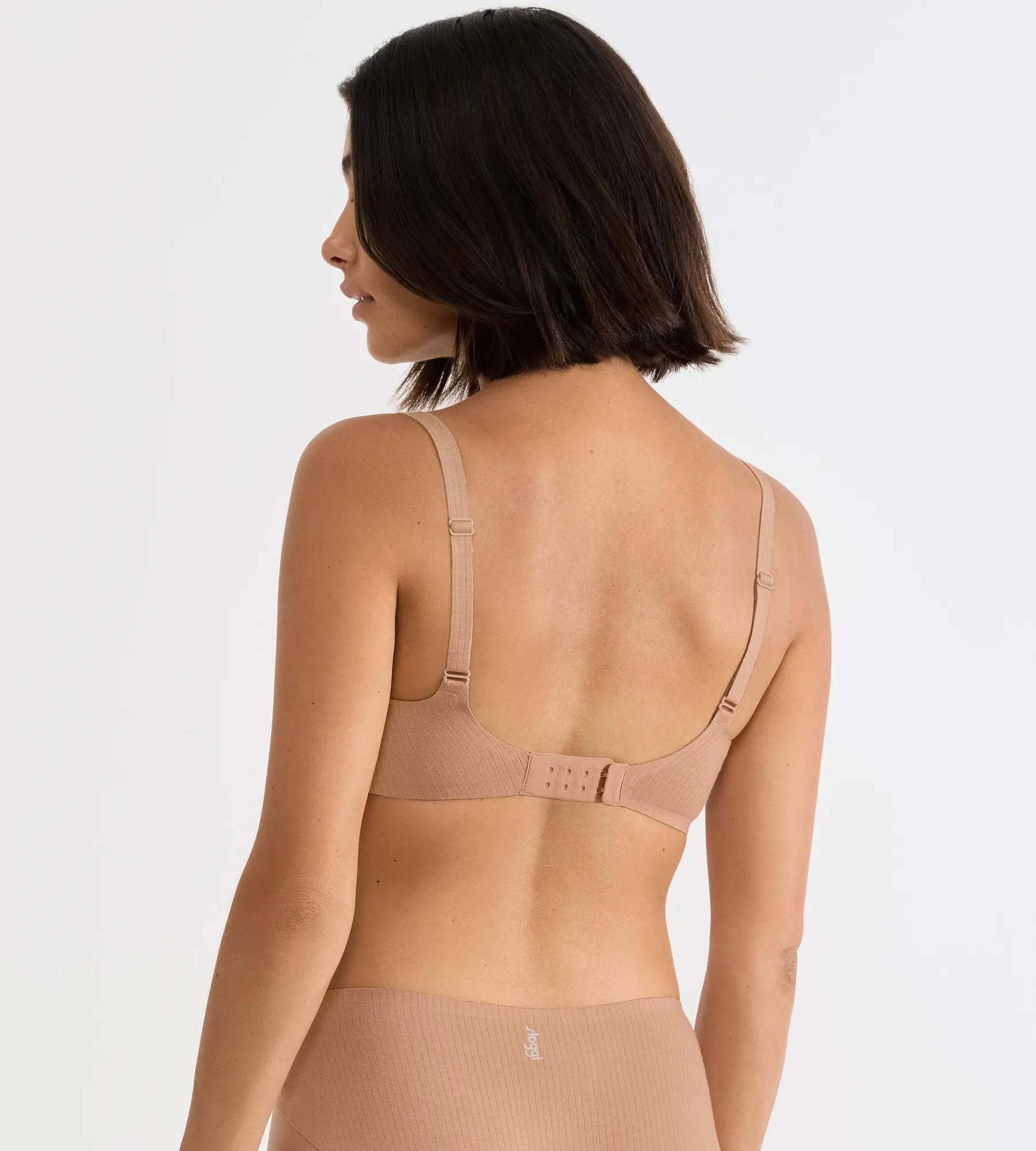 sloggi Soft-BH »ZERO Feel Pure« mit herausnehmbaren, atmungsaktiven Pads, dezenter Streifeneffekt