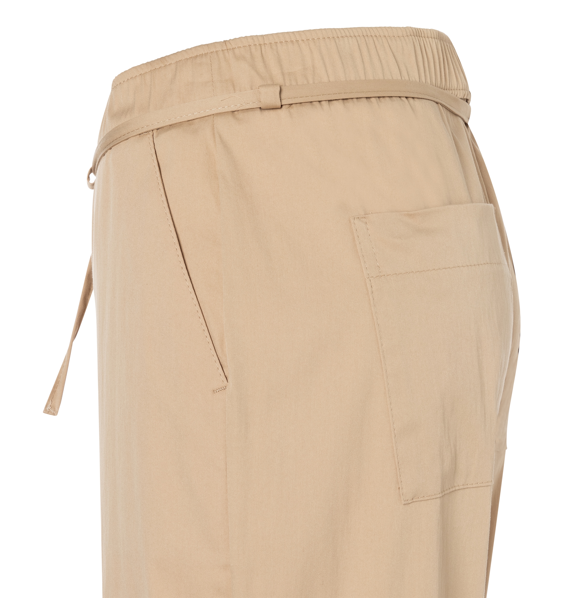MAC 7/8-Hose »CHIARA BELT cropped«  Wide Fit, mit geradem, weitem Bein