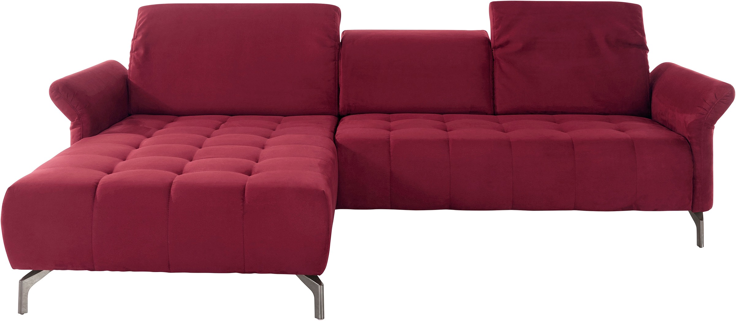 Home affaire Ecksofa "Fresh L-Form" Federkern, wahlweise Kopfteilverstellun günstig online kaufen