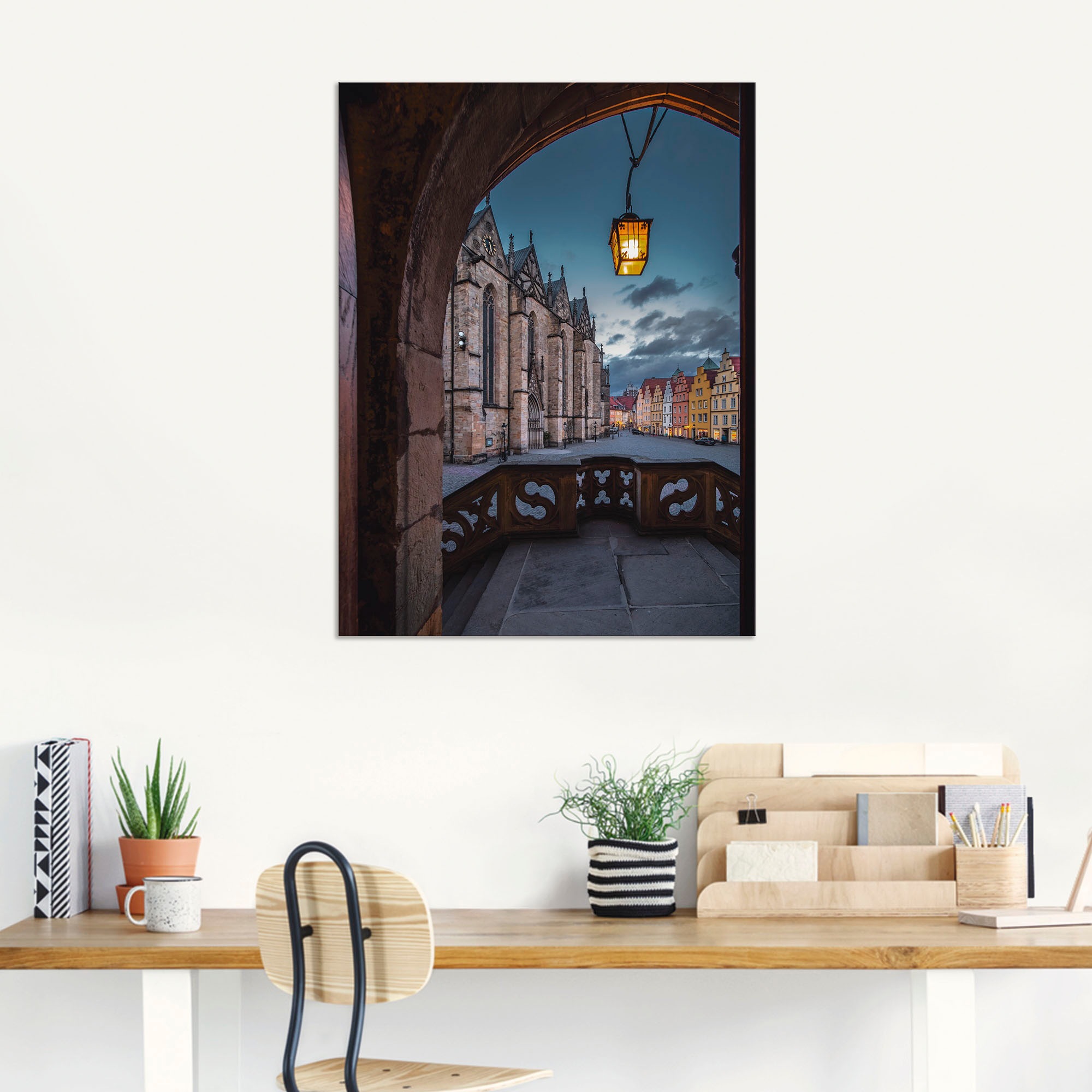 Artland Wandbild »Osnabrück Marktplatz«, Deutschland, (1 St.), als Alubild, Outdoorbild, Poster in verschied. Größen