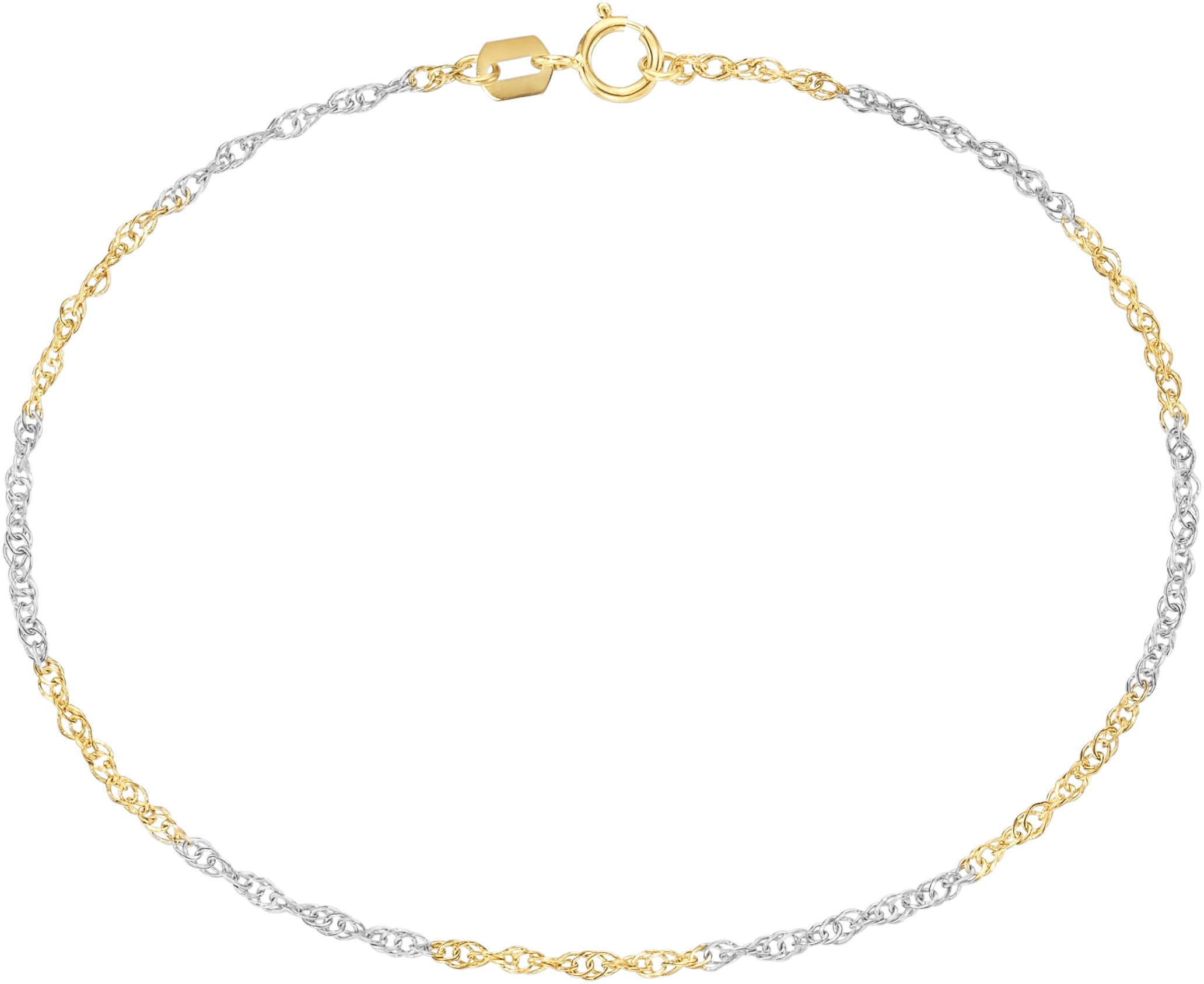 Goldarmband »Schmuck Geschenk Gold 333 / 585 Armschmuck Armband Singapur bicolor«