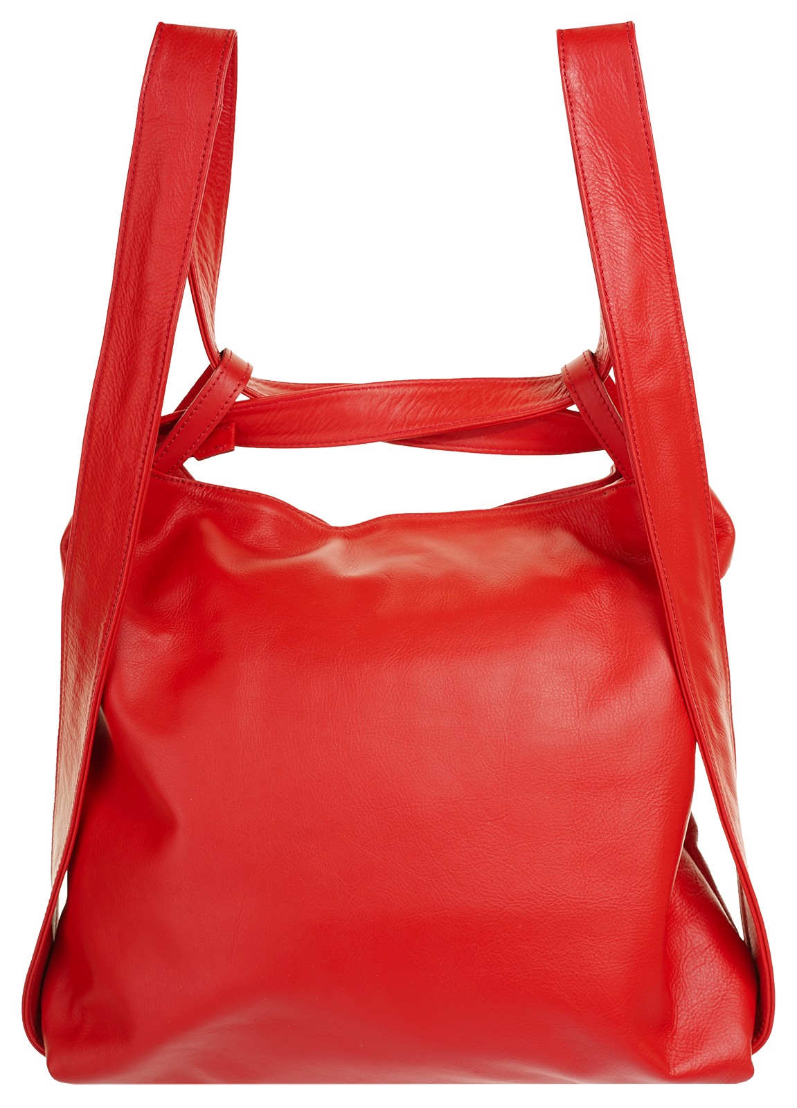 Samantha Look Cityrucksack, echt Leder, Made in Italy
