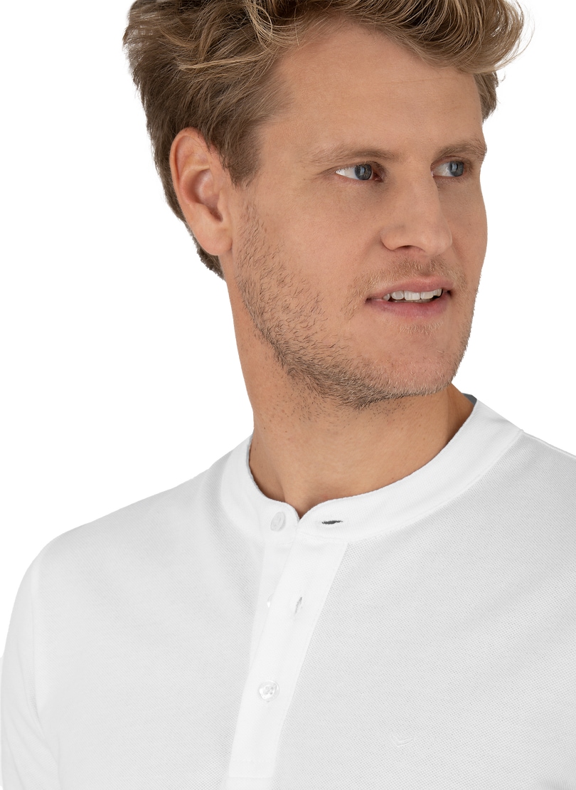 Trigema T-Shirt »TRIGEMA Henley Shirt mit Knopfleiste«, (1 tlg.)