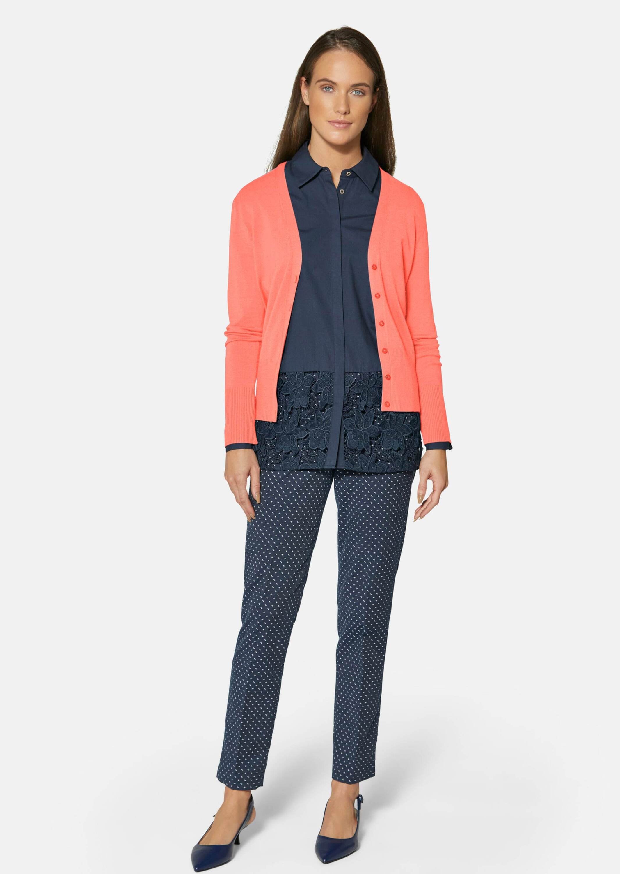 MADELEINE Strickjacke »Strickjacke Eleganter Viskose-Cardigan mit Knopfleiste«