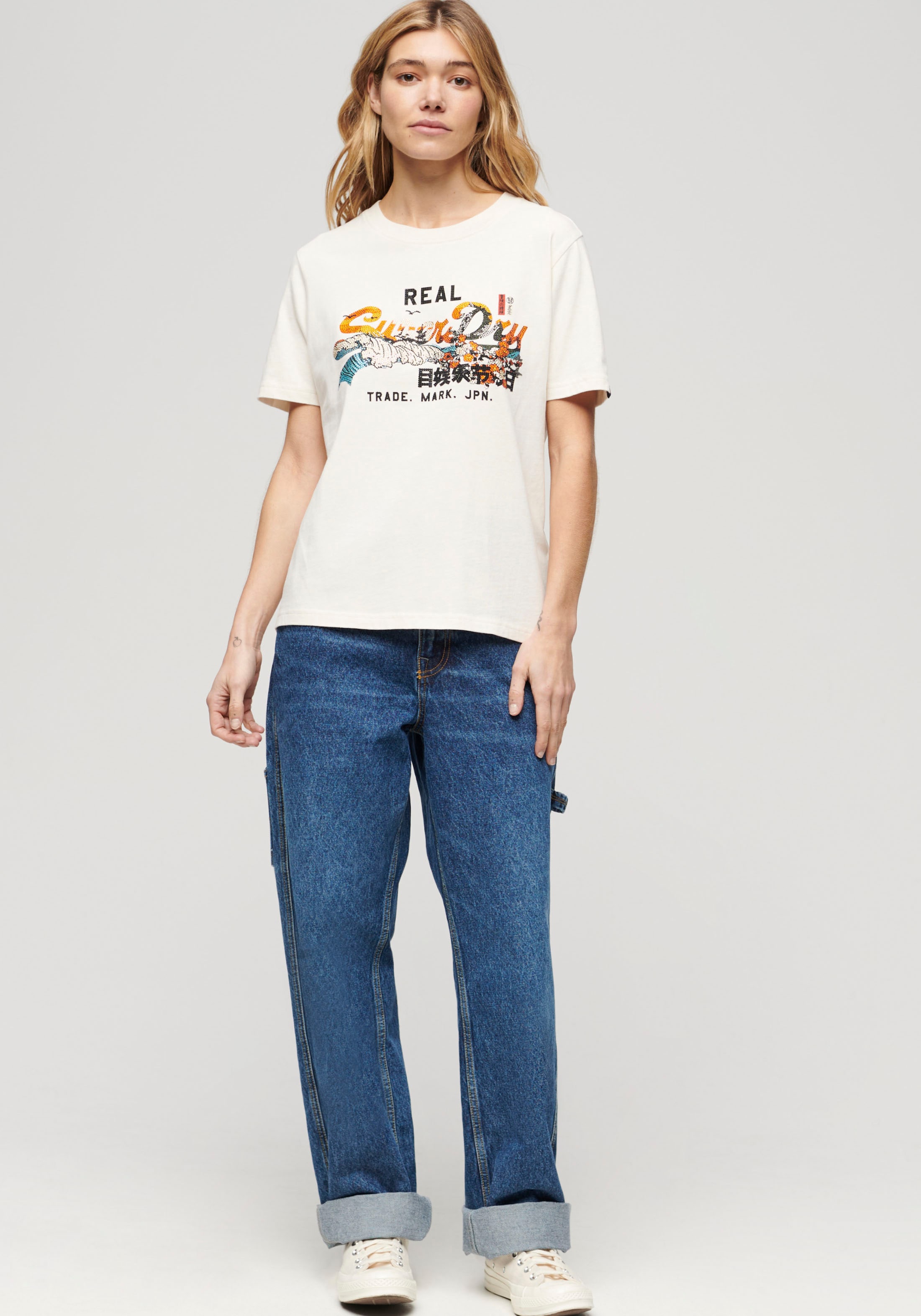 Superdry Print-Shirt »TOKYO VL RELAXED T SHIRT«